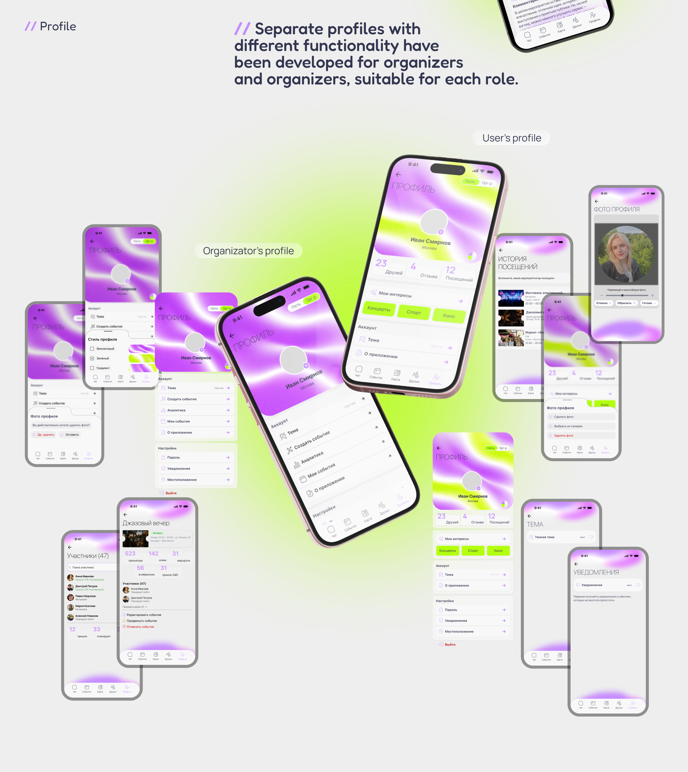 MAPPA — Event Discovery Platform | Mobile App Design — Изображение №24 — Интерфейсы на Dprofile