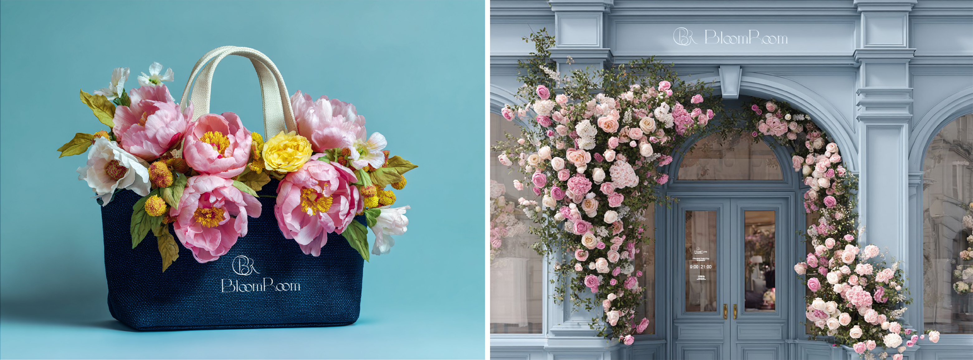 BloomRoom | Логотип и фирменный стиль — Изображение №4 — Брендинг на Dprofile