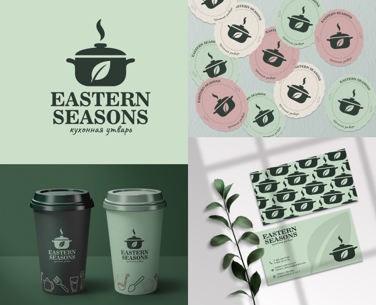 EASTERN SEASONS | логотип фирменный стиль на Dprofile