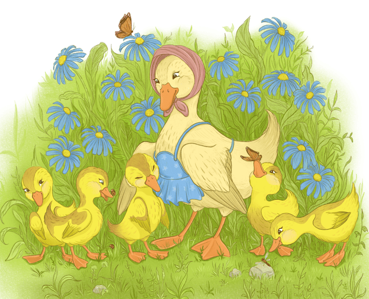 О чем мечтают утята — Иллюстрация на Dprofile