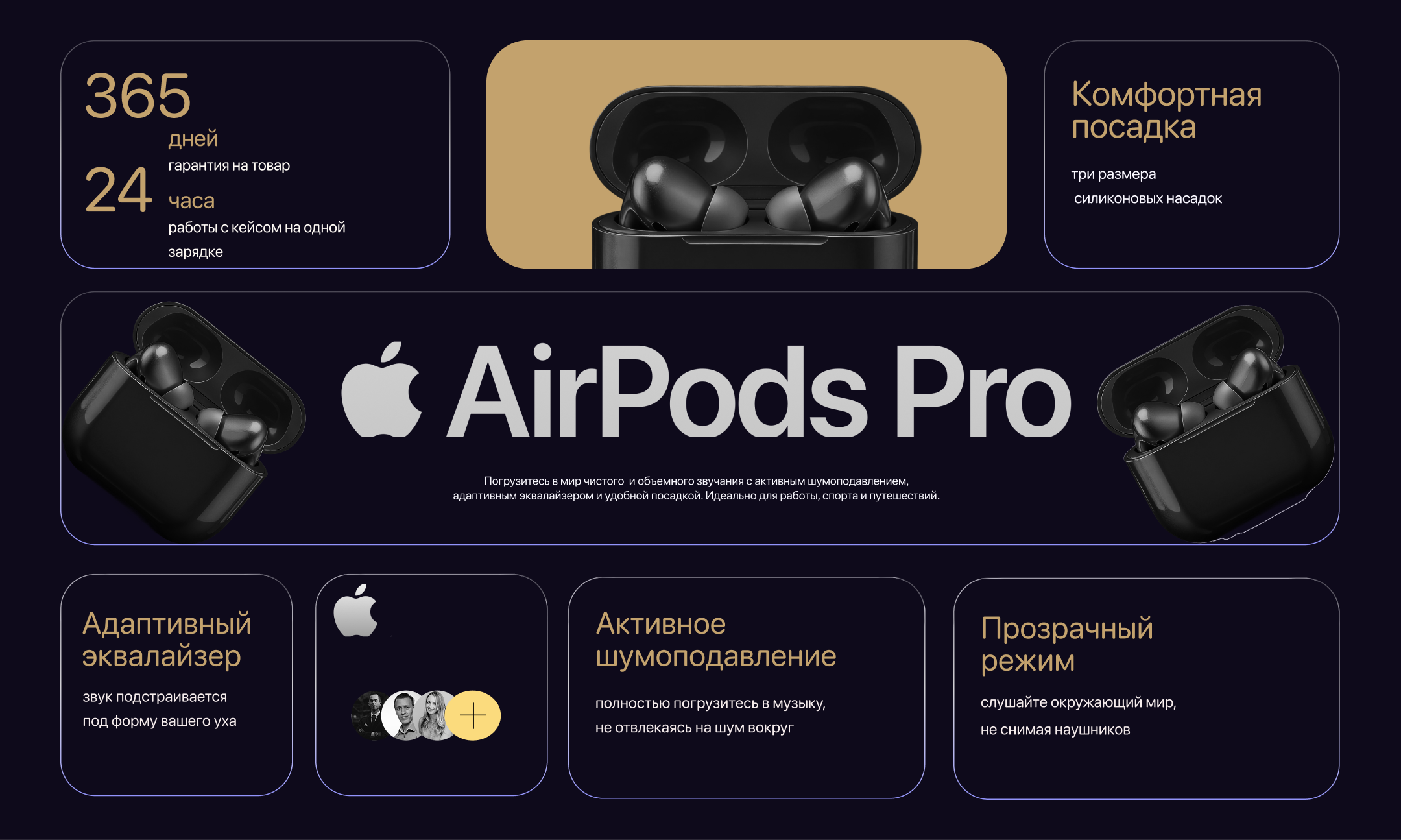 Проект AirPods PRO — Изображение №3 — Графика на Dprofile