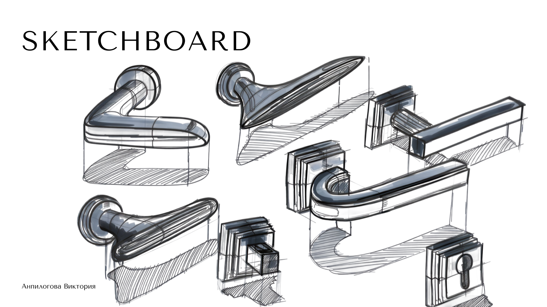 Дверная ручка Арт-Деко — Изображение №5 — Промдизайн на Dprofile