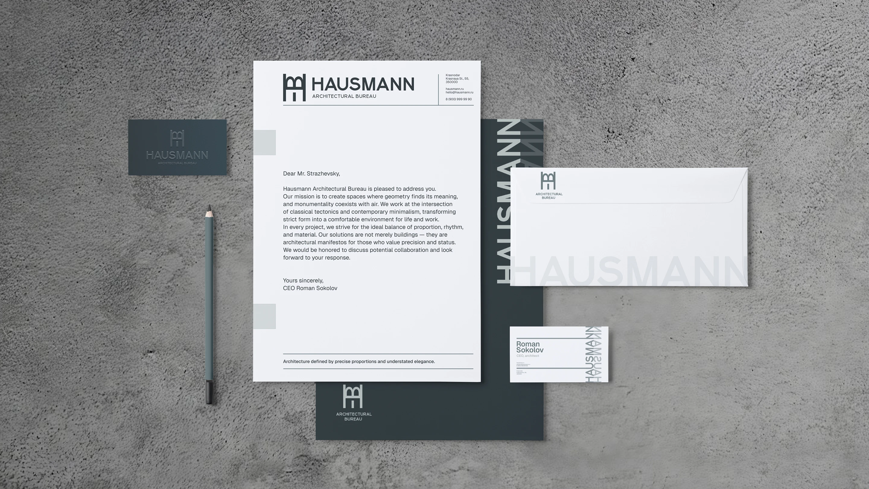 Архитектурное бюро HAUSMANN — Изображение №9 — Брендинг на Dprofile