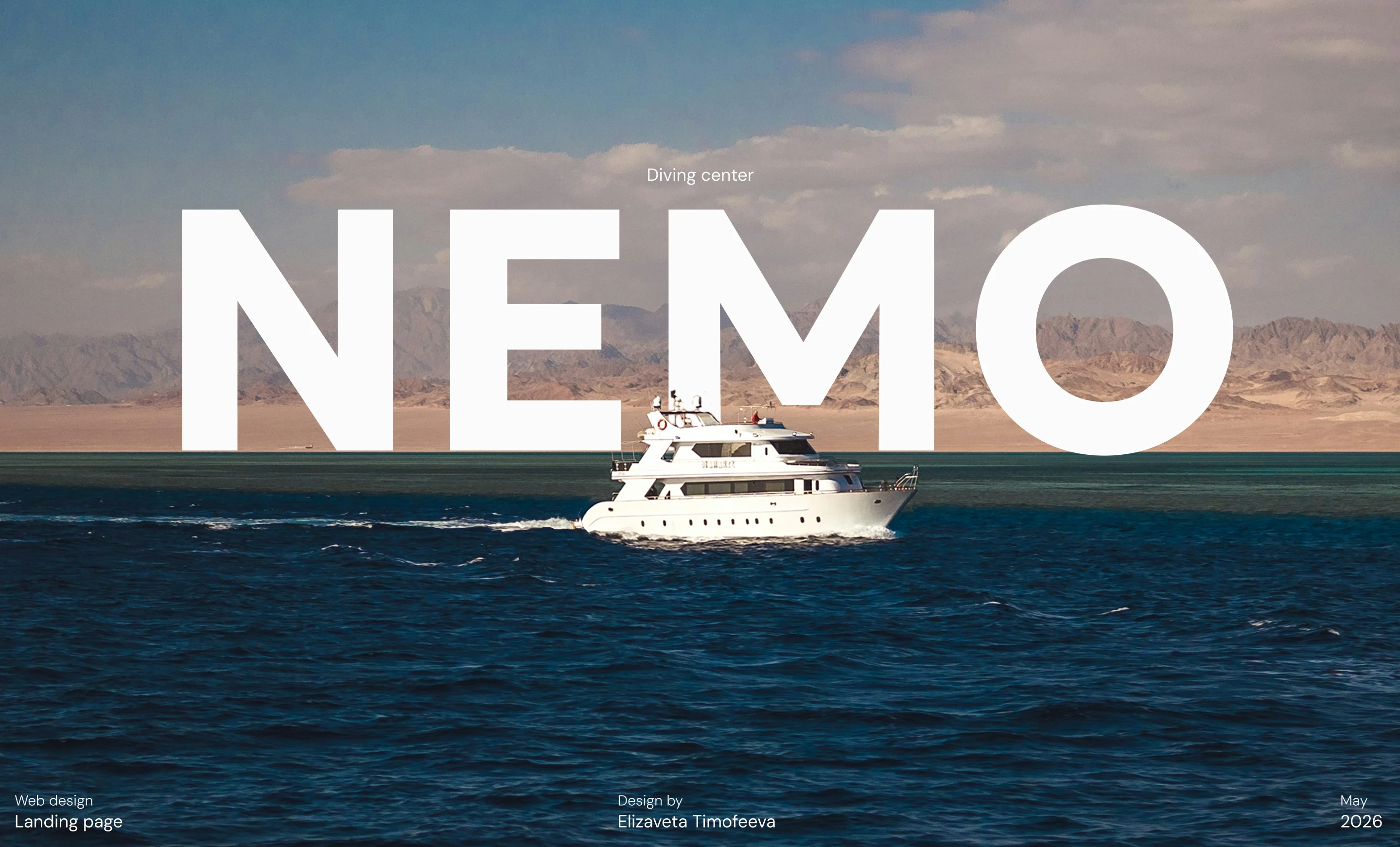 Nemo Diving Center/ Landing Page — Изображение №1 — Интерфейсы на Dprofile