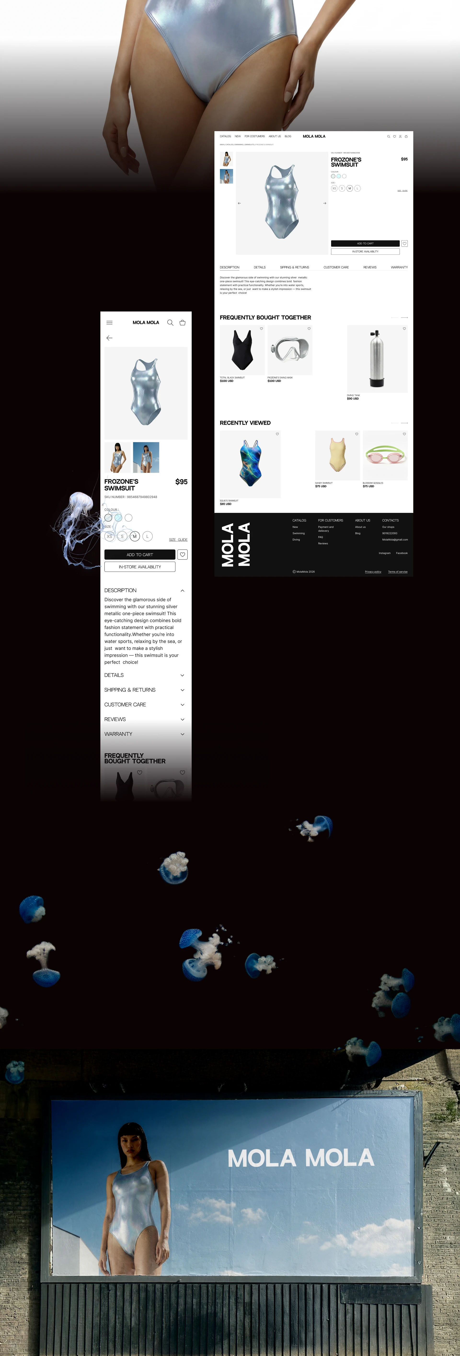 MOLA MOLA e-commerce | UX/UI design — Изображение №7 — Интерфейсы на Dprofile