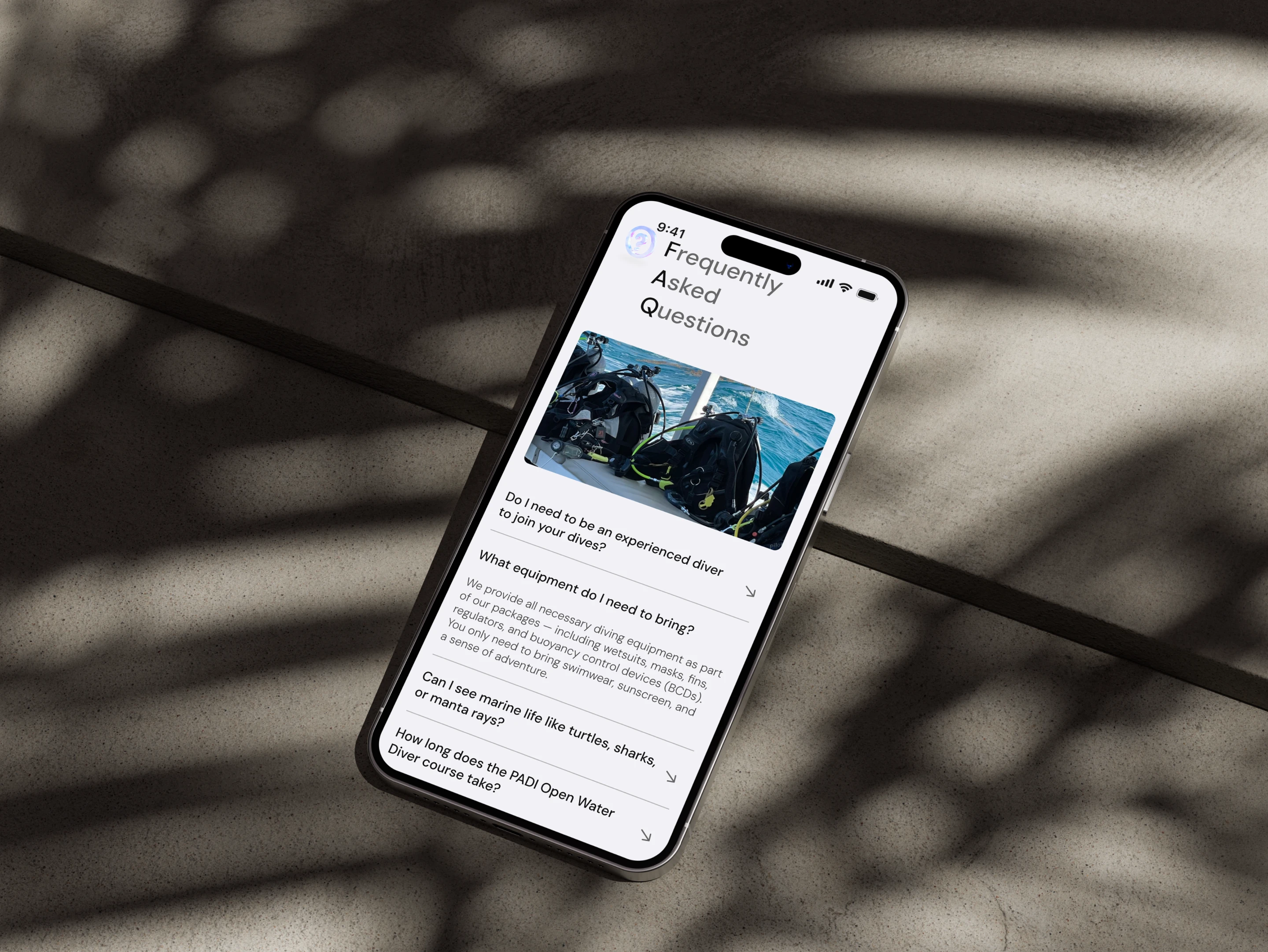 Nemo Diving Center/ Landing Page — Изображение №8 — Интерфейсы на Dprofile
