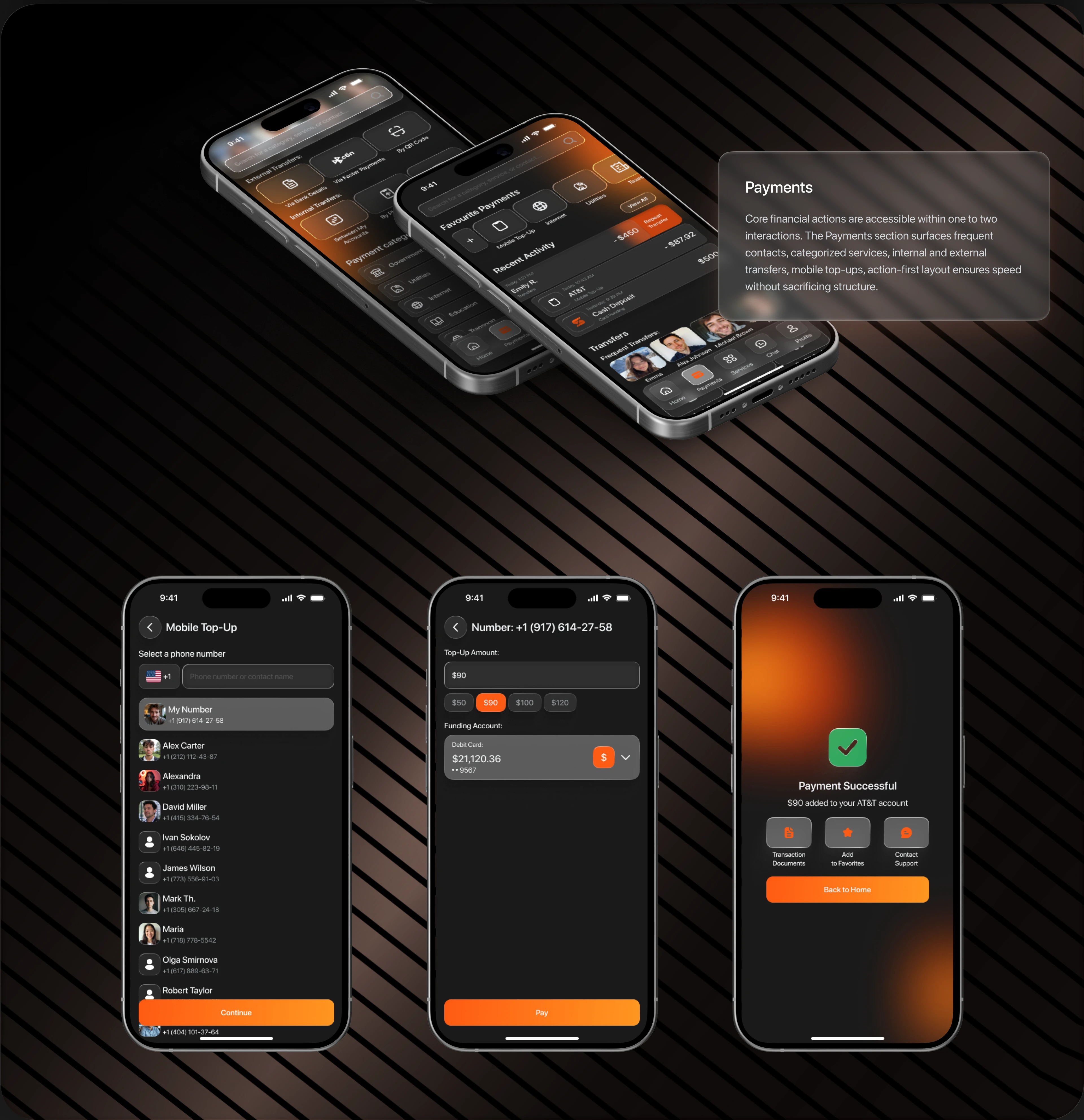 Онлайн-банк Sterra | Mobile App, UX/UI — Изображение №7 — Интерфейсы на Dprofile