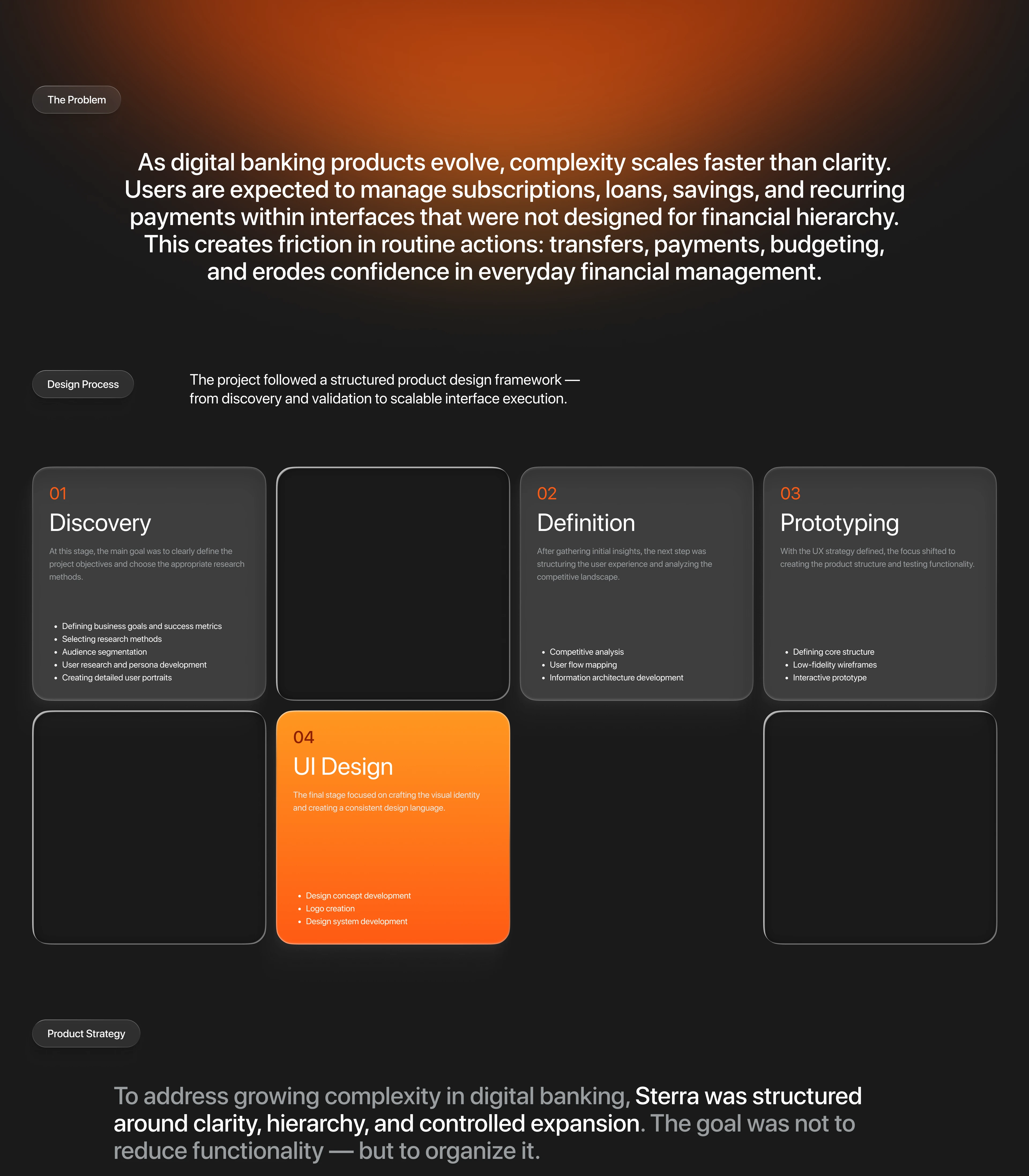 Онлайн-банк Sterra | Mobile App, UX/UI — Изображение №2 — Интерфейсы на Dprofile