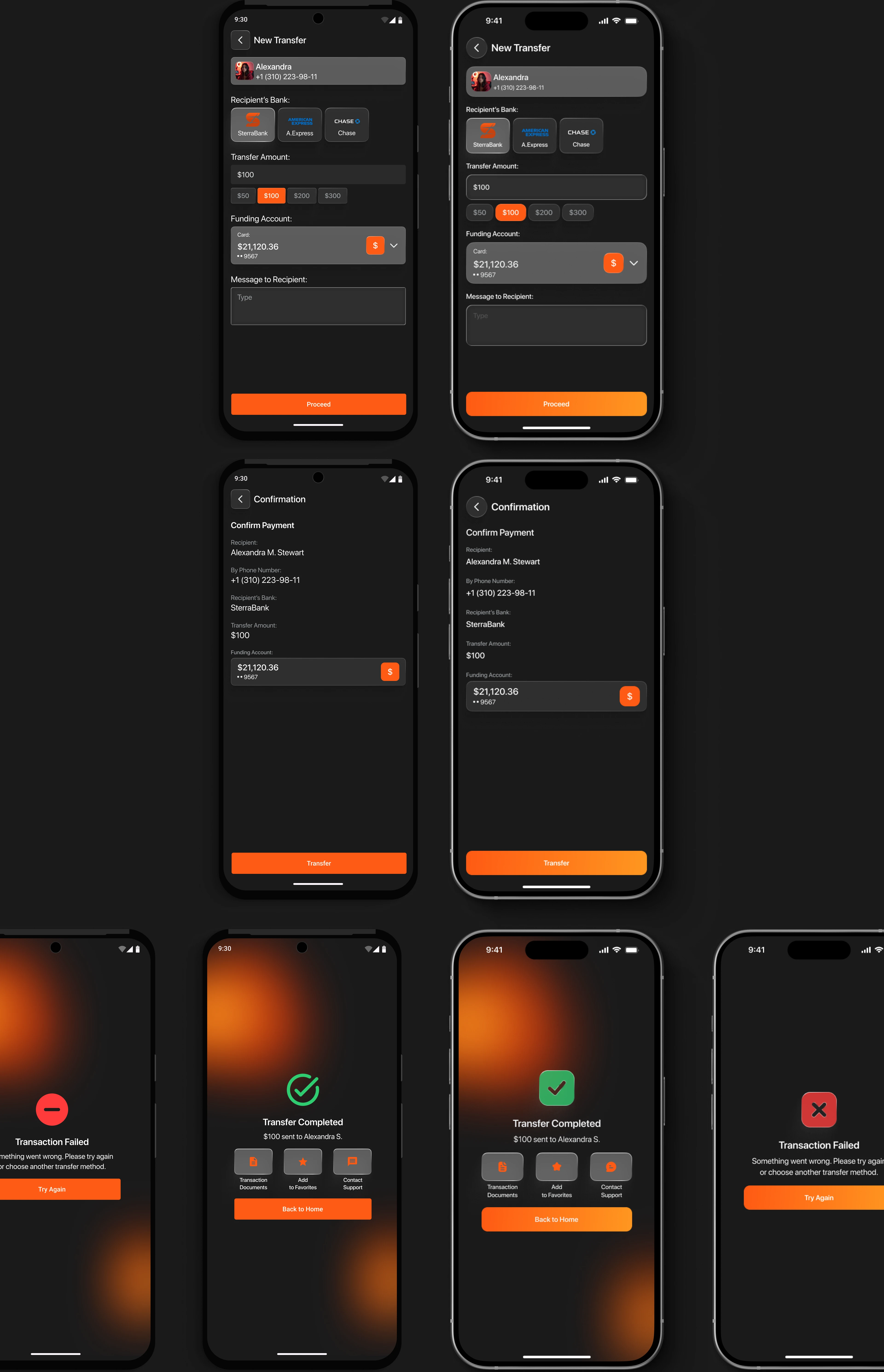 Онлайн-банк Sterra | Mobile App, UX/UI — Изображение №9 — Интерфейсы на Dprofile
