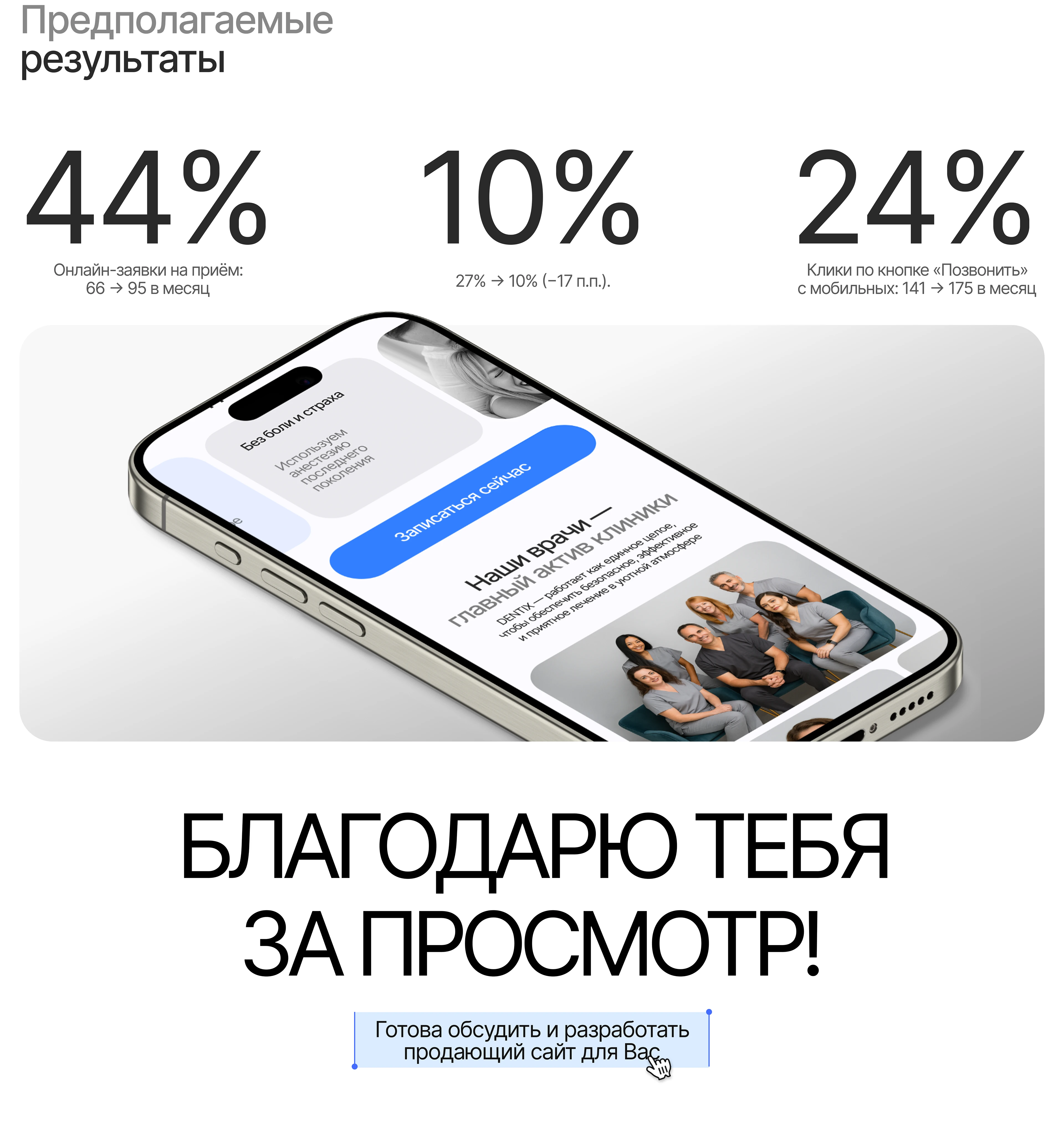 UI/UX | Сайт для стоматологии | Лендинг — Изображение №7 — Интерфейсы, Маркетинг на Dprofile