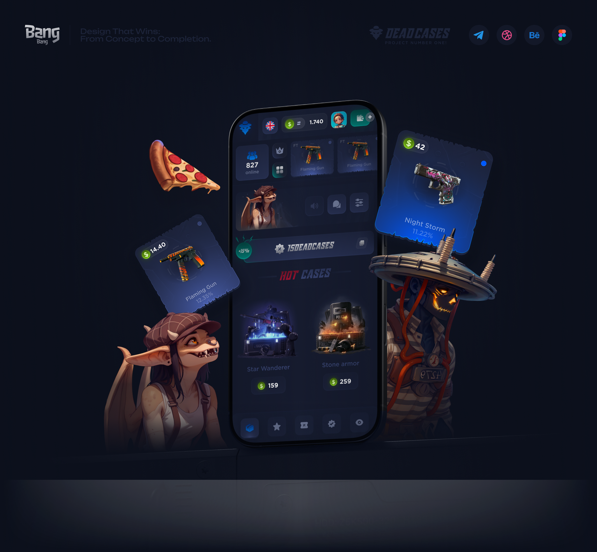 Deadcases - Casino / Case Opening — Изображение №1 — Интерфейсы на Dprofile