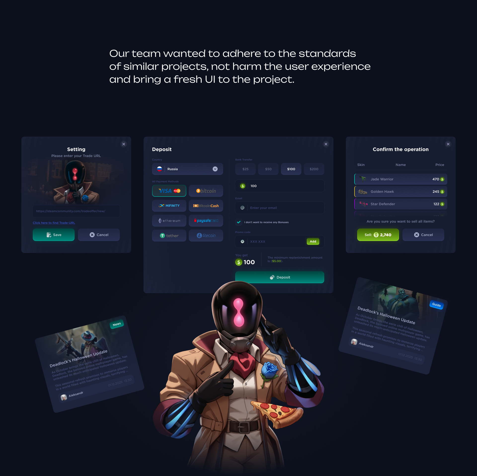 Deadcases - Casino / Case Opening — Изображение №5 — Интерфейсы на Dprofile