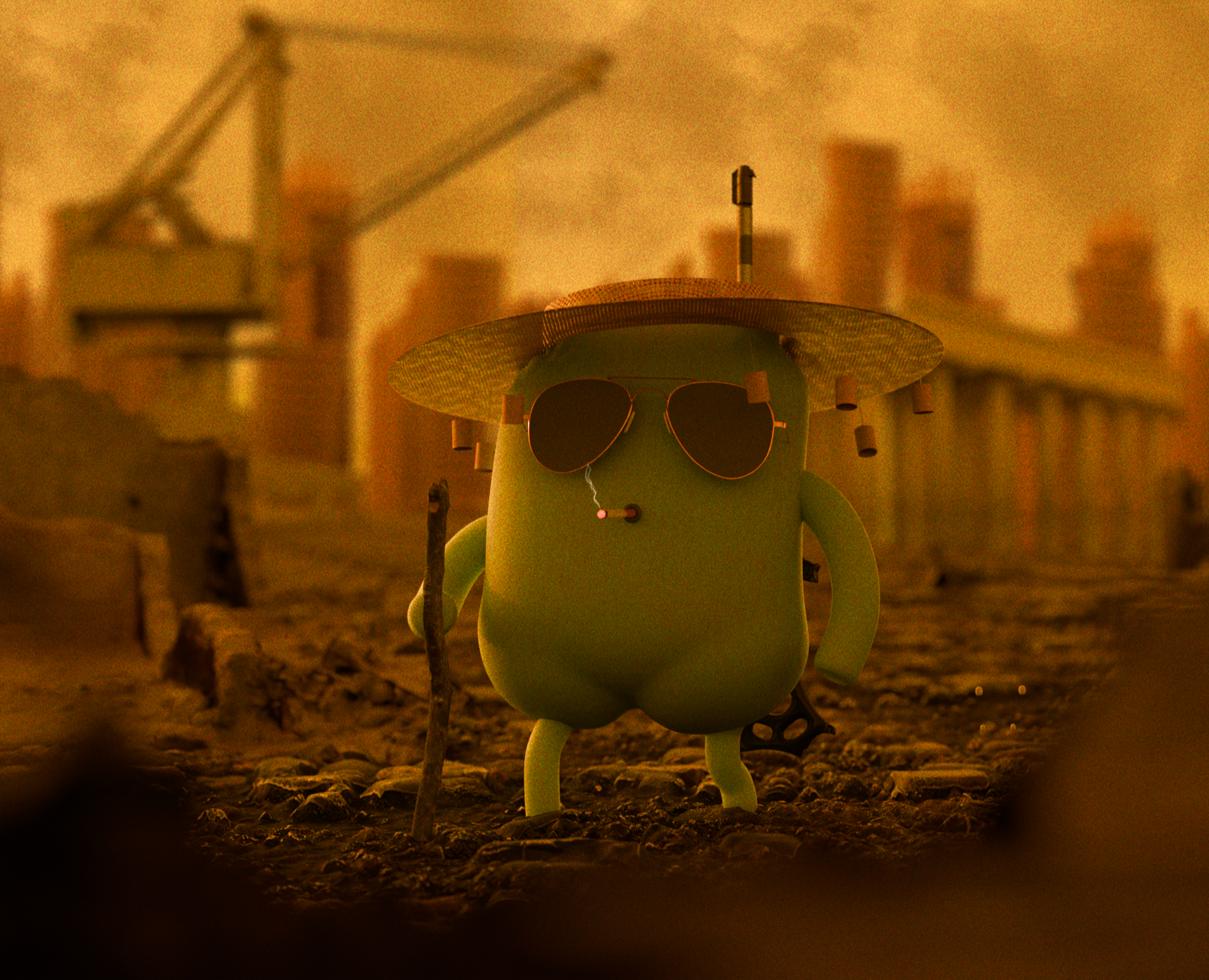 CACTUS JACK — 3D, Анимация на Dprofile