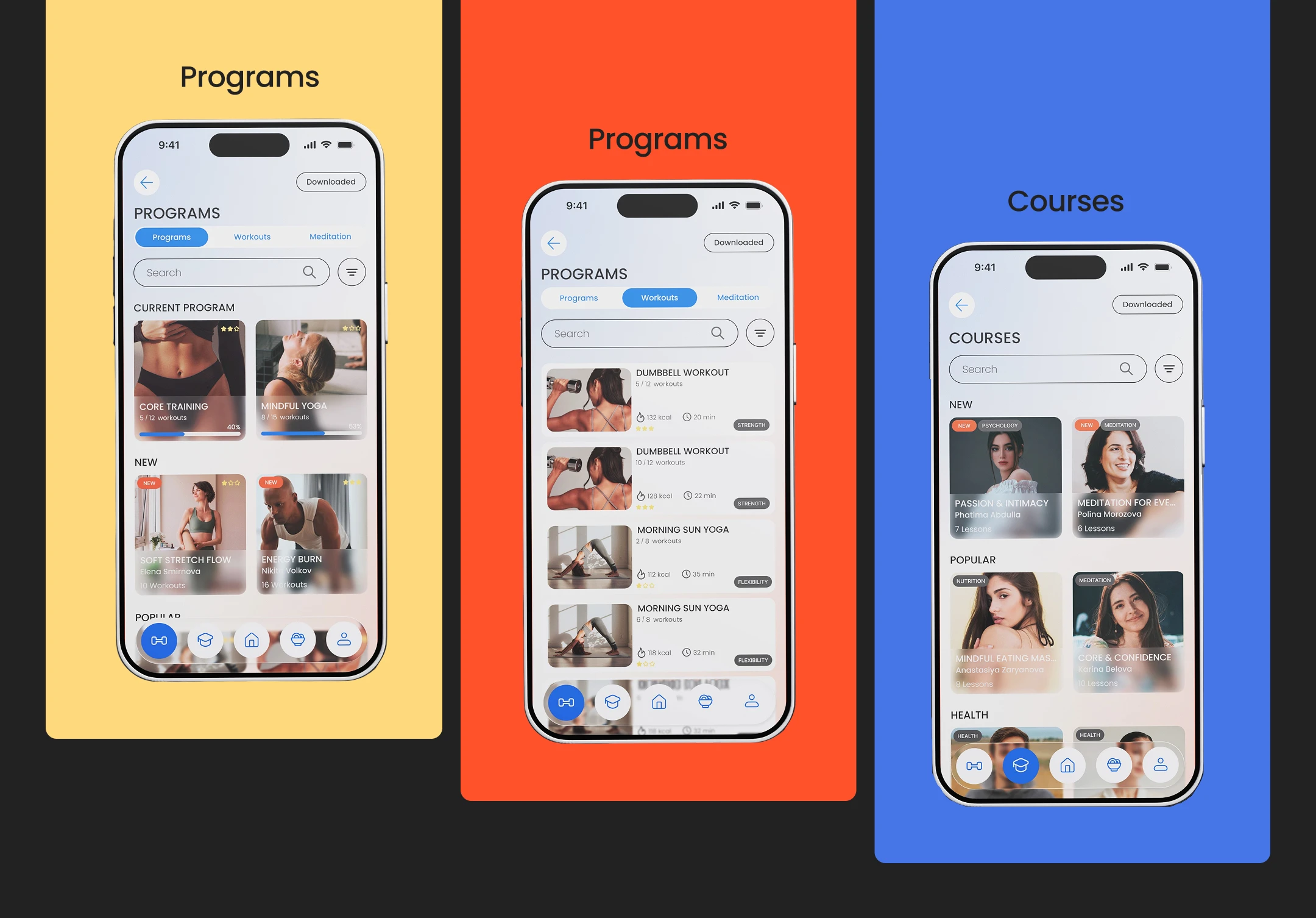 Balanza, fitness app — Изображение №14 — Интерфейсы на Dprofile
