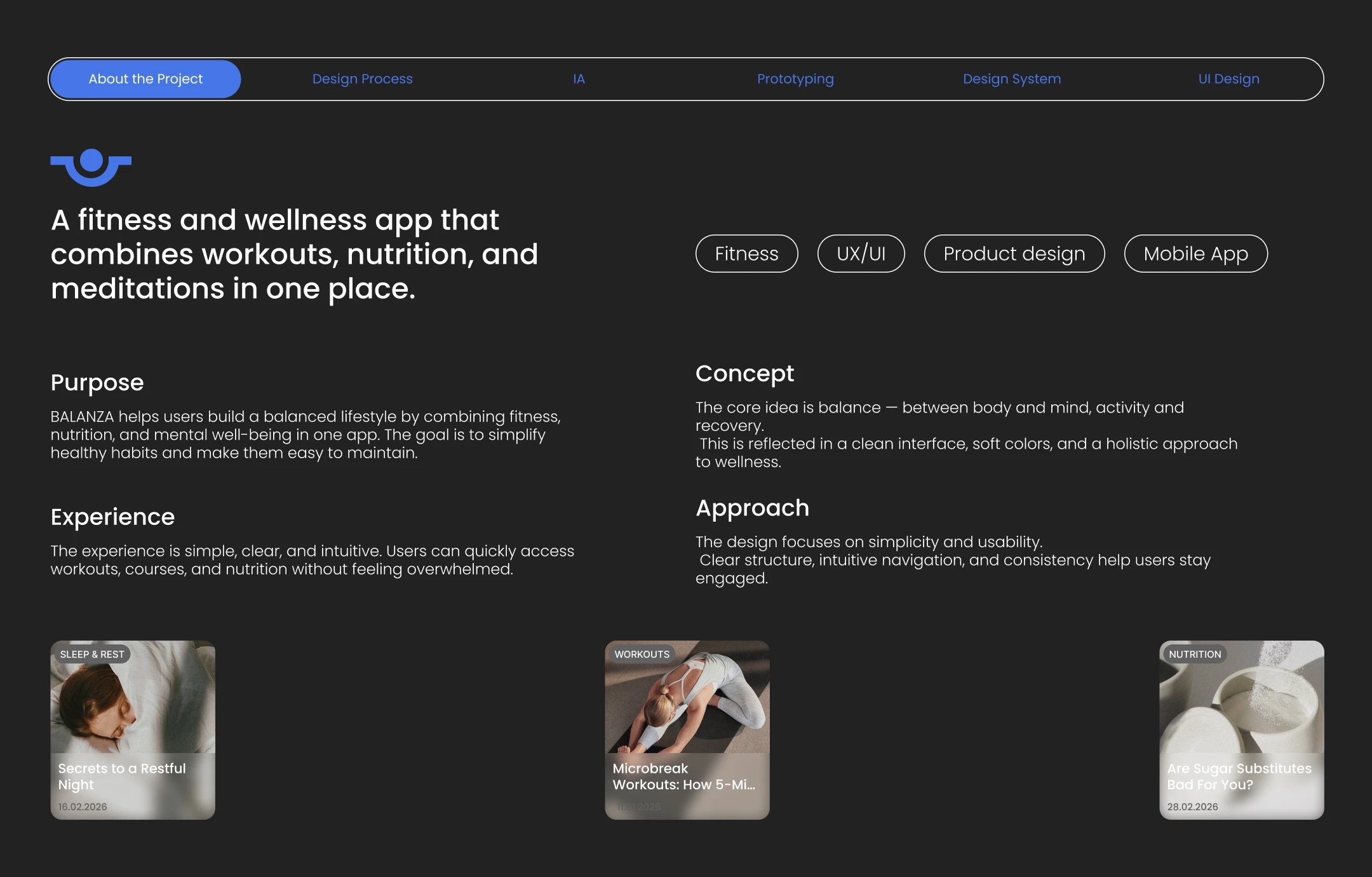 Balanza, fitness app — Изображение №2 — Интерфейсы на Dprofile