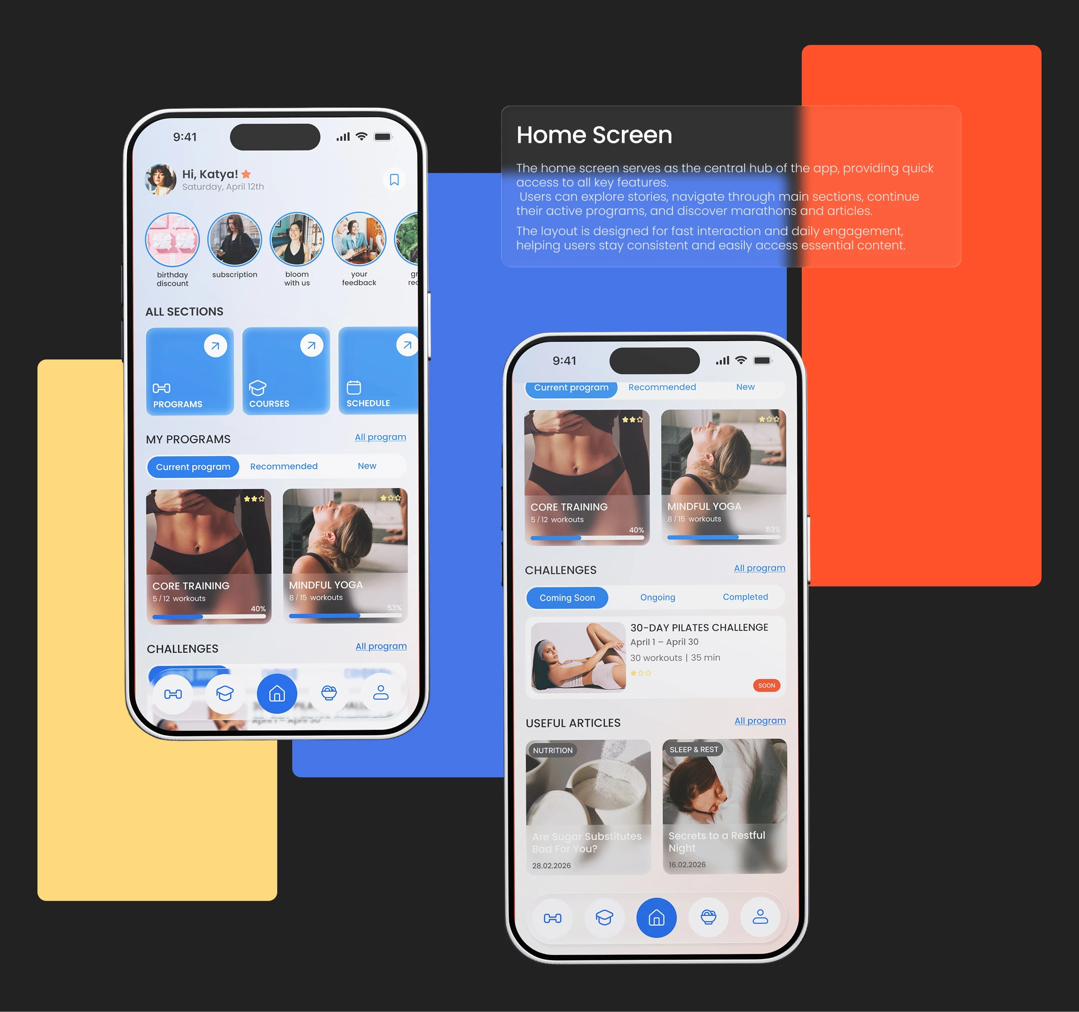 Balanza, fitness app — Изображение №12 — Интерфейсы на Dprofile