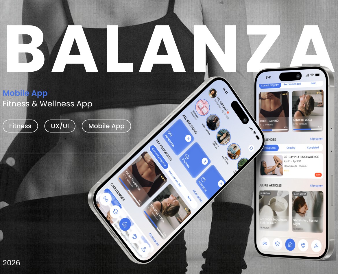 Balanza, fitness app — Интерфейсы на Dprofile