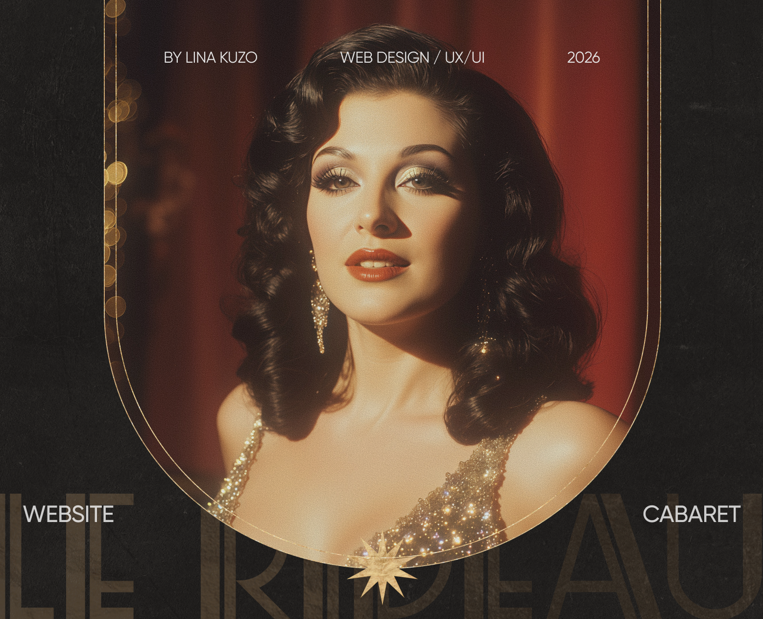 Le Rideau cabaret restaurant — Интерфейсы на Dprofile