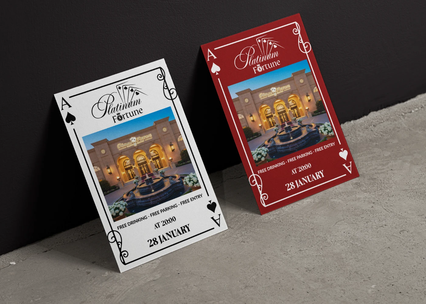 Platinum Fortune - проект казино — Изображение №5 — Брендинг, Графика на Dprofile