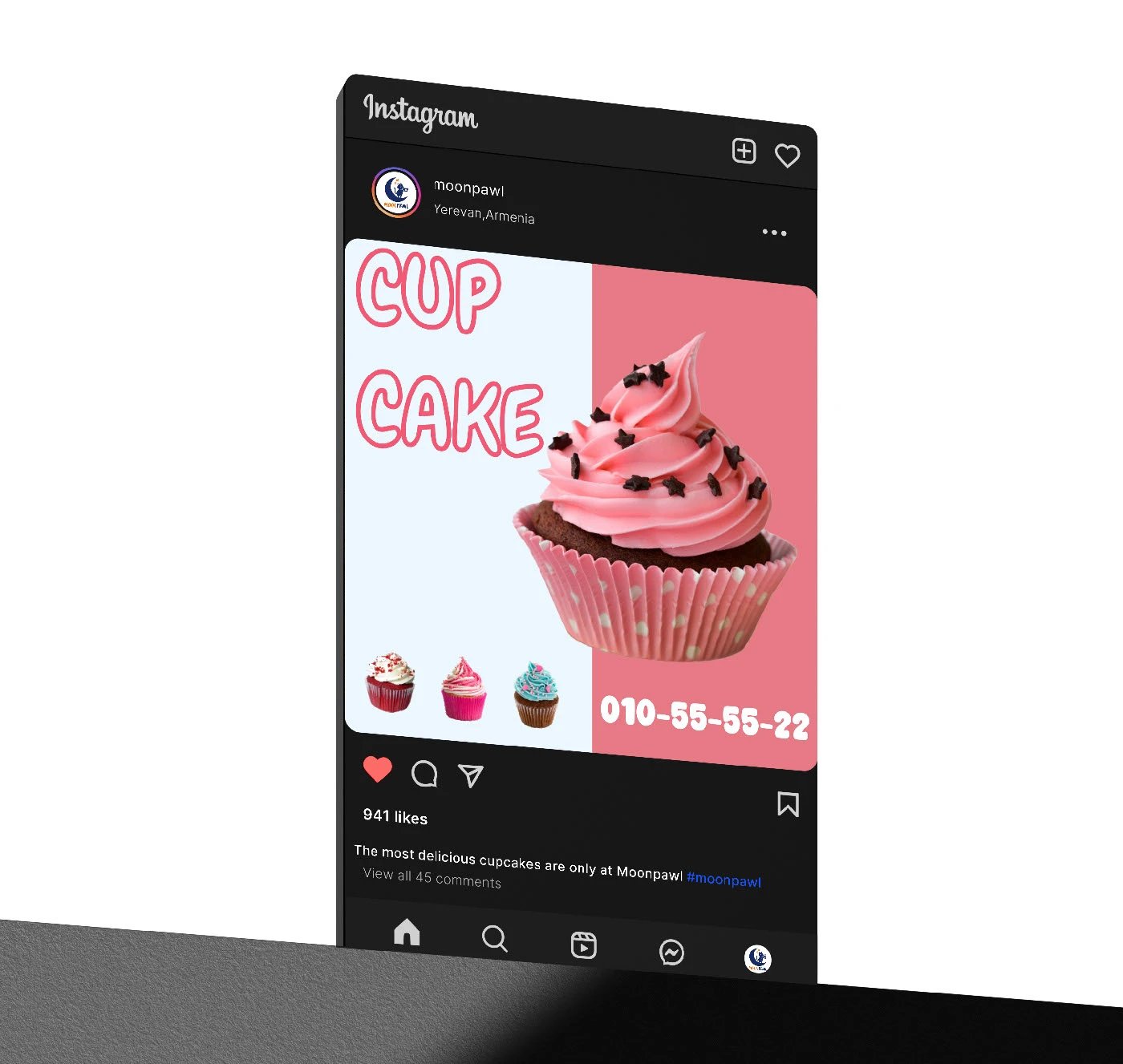 Moonpawl Cafe | Бренд-идентичность кафе с тематикой кошек — Изображение №10 — Брендинг, Графика на Dprofile