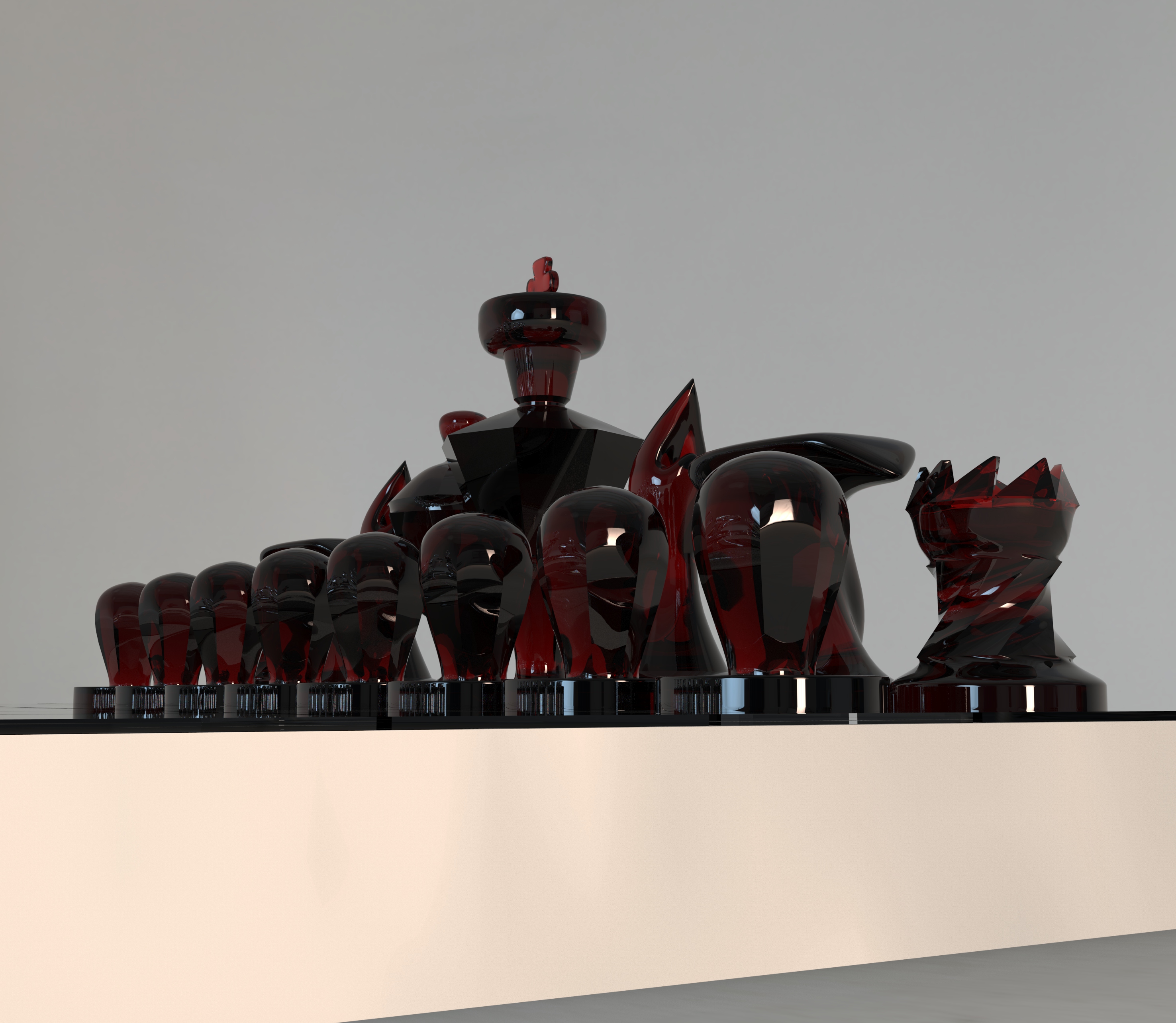 Шахматы Liquid Metal Crystal Chess — Изображение №2 — 3D, Промдизайн на Dprofile