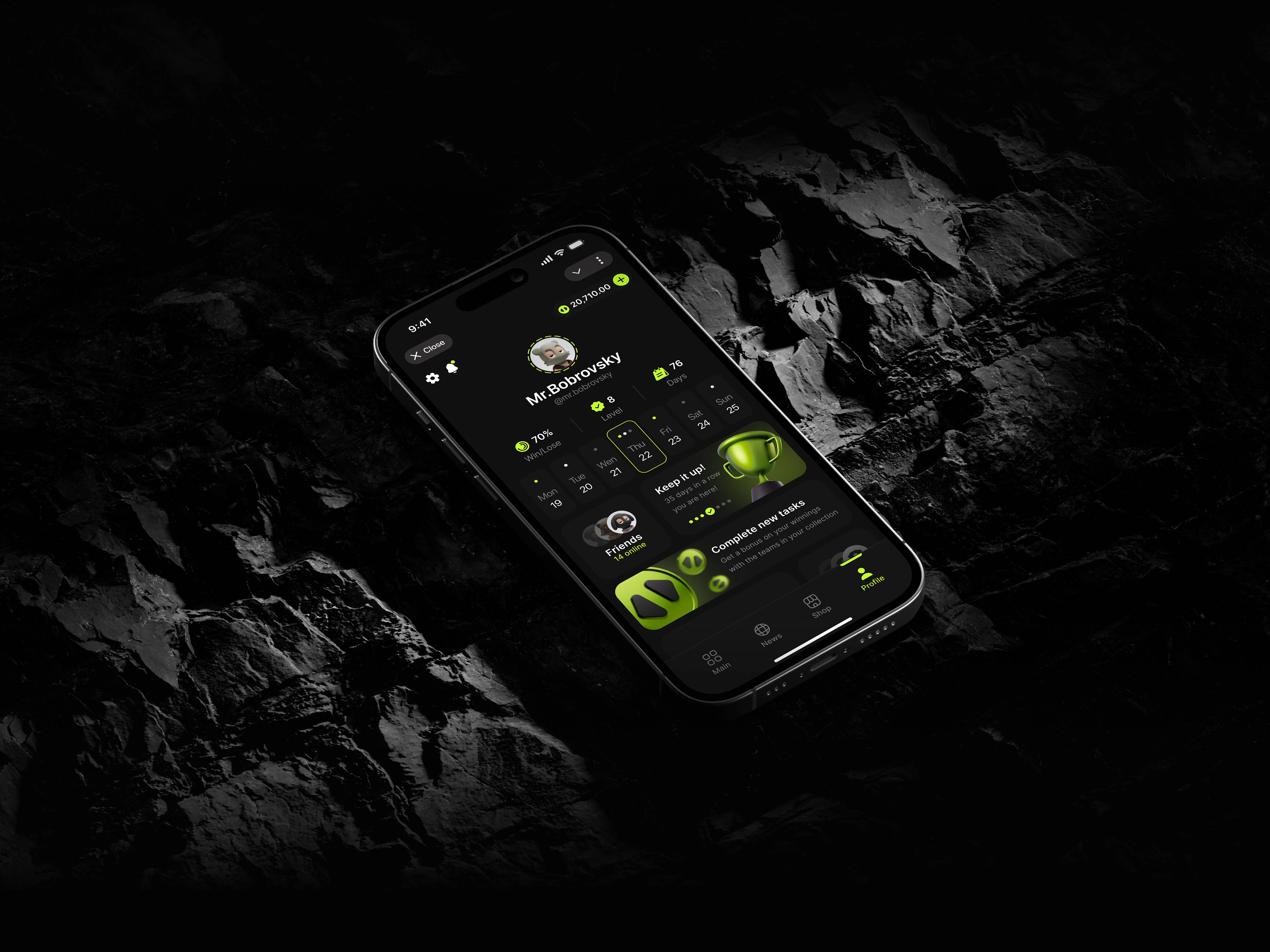 NBK | Football Game | Mobile App | UI UX — Изображение №12 — Интерфейсы на Dprofile