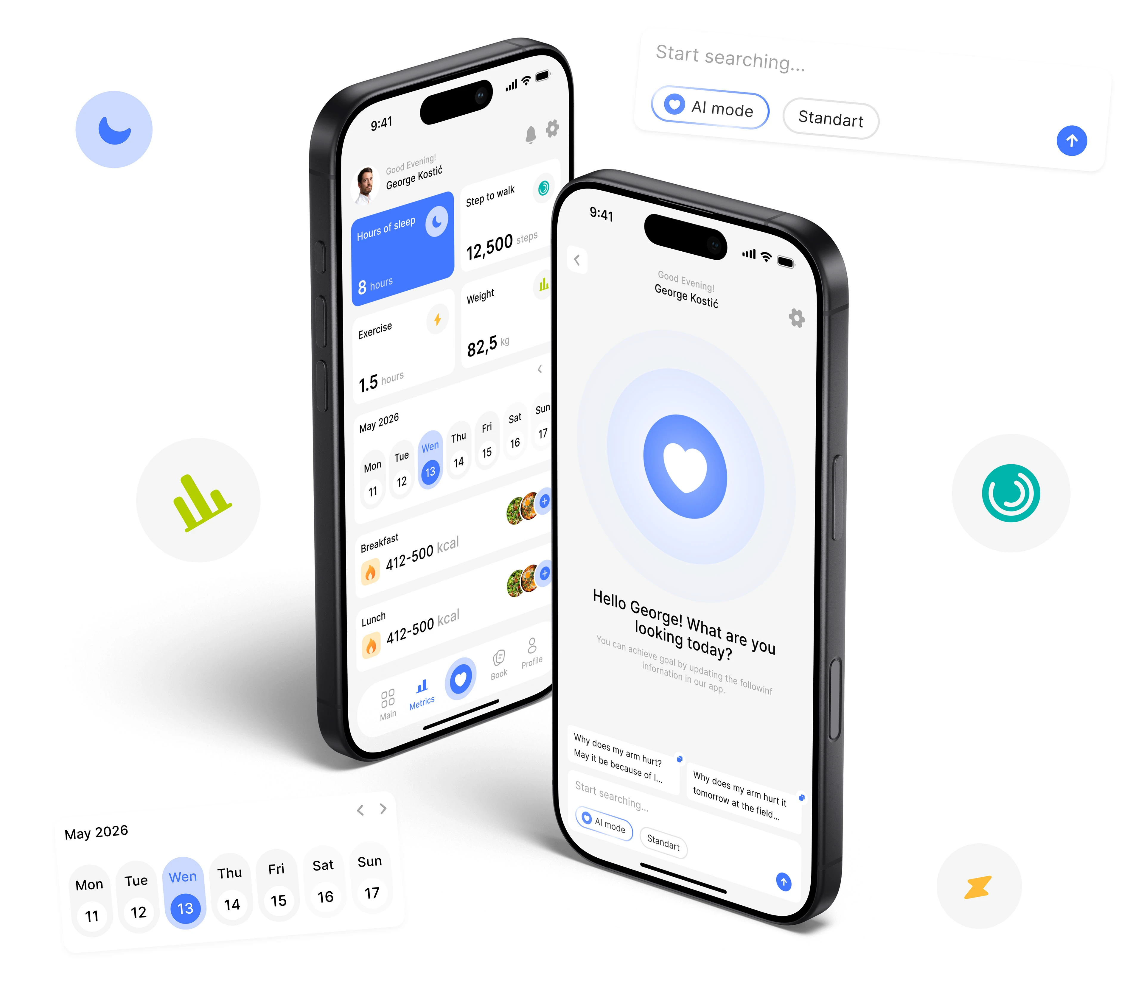 Halo| Medical App | Mobile App | UI UX — Изображение №15 — Интерфейсы на Dprofile