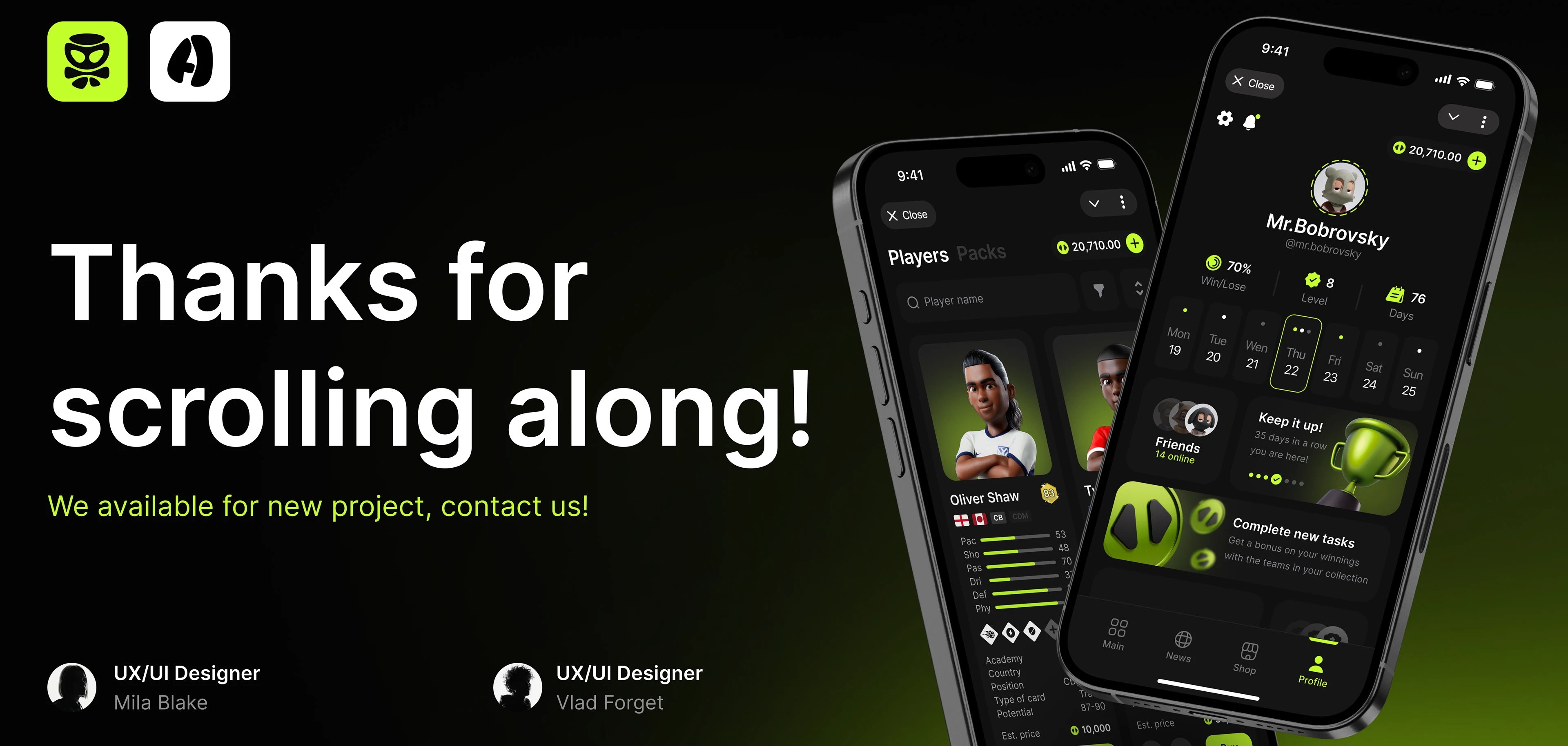 NBK | Football Game | Mobile App | UI UX — Изображение №19 — Интерфейсы на Dprofile