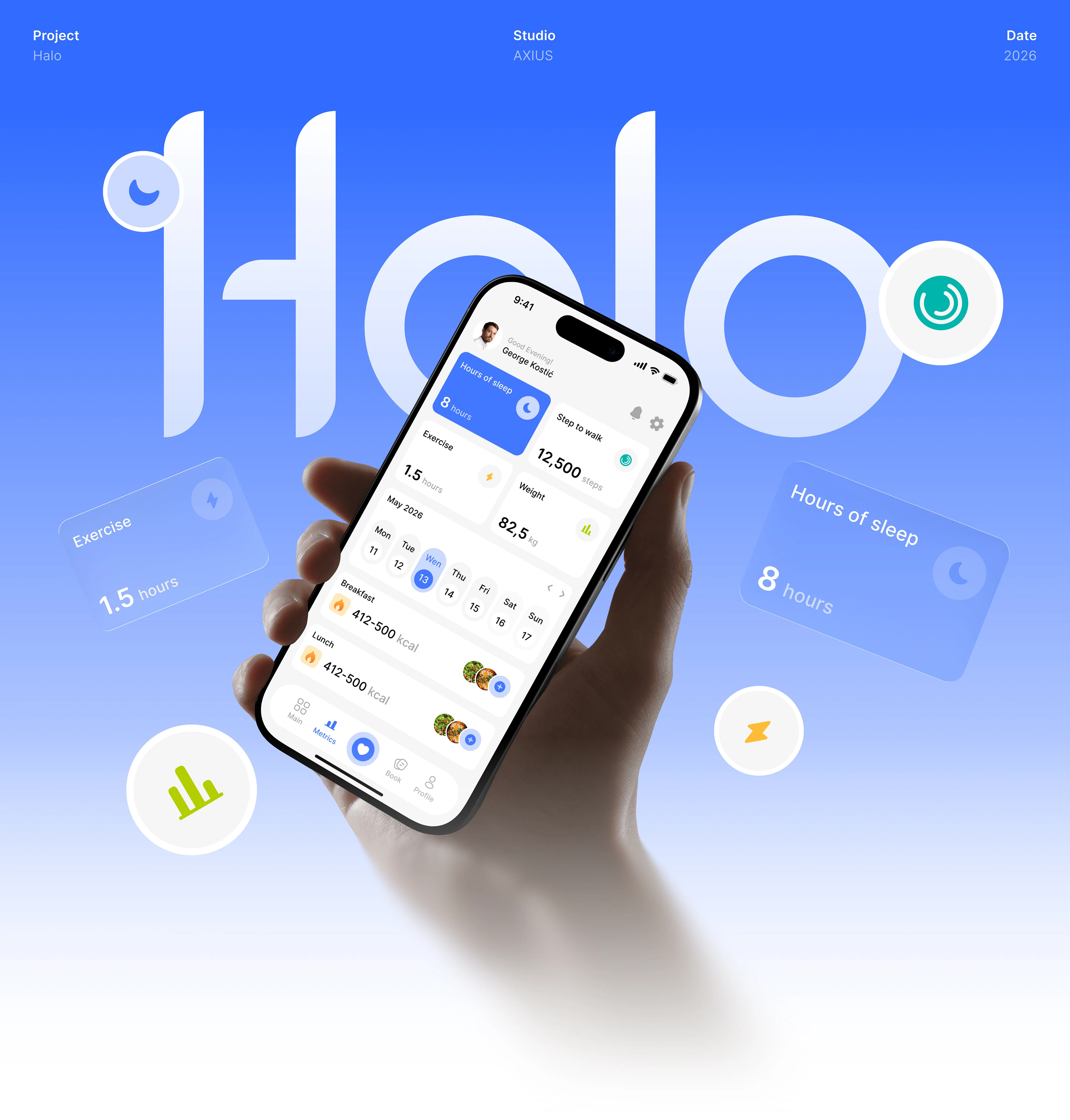 Halo| Medical App | Mobile App | UI UX — Изображение №1 — Интерфейсы на Dprofile