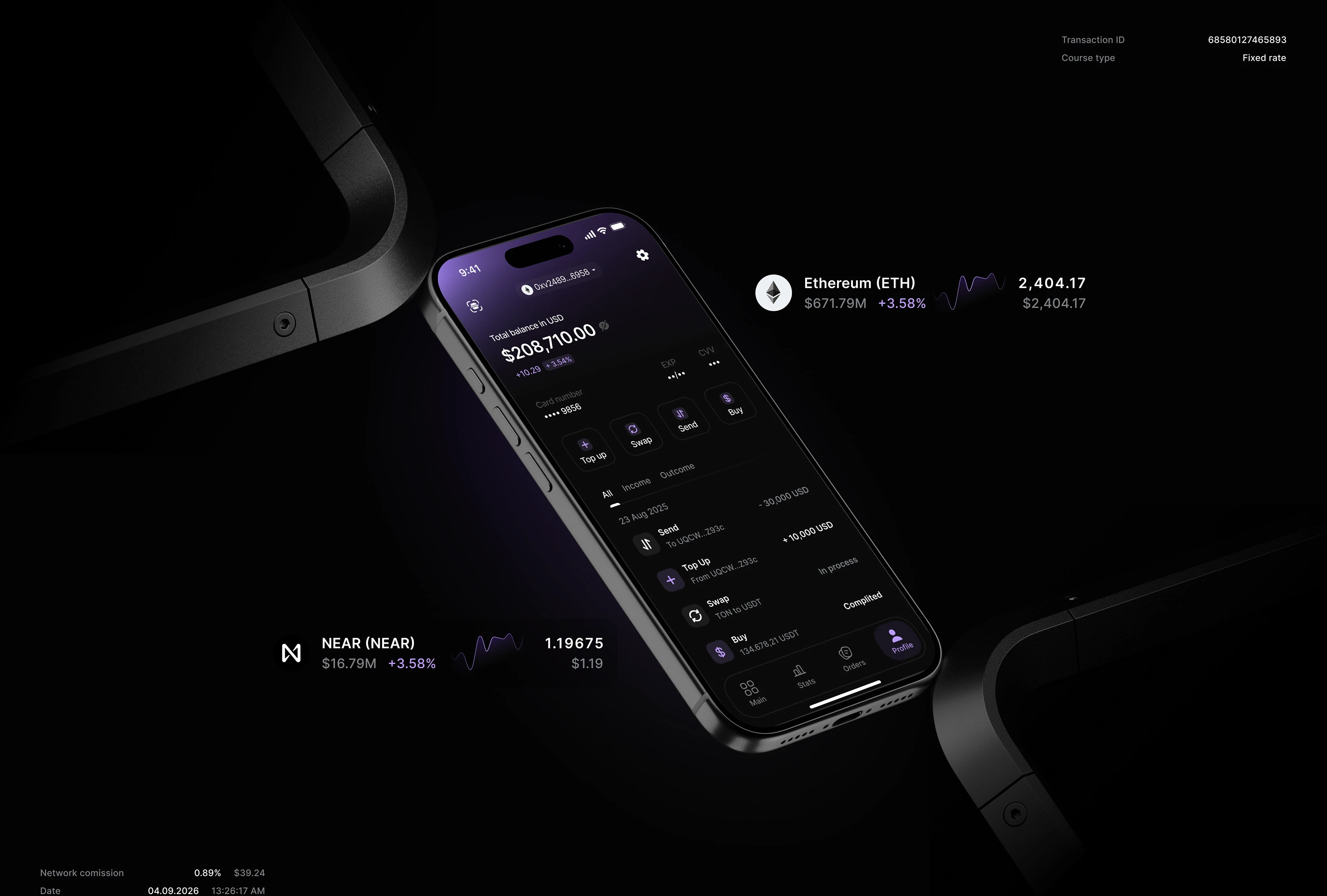 Nexiter | Crypto, Blockchain | Mobile App | UI UX — Изображение №8 — Интерфейсы на Dprofile