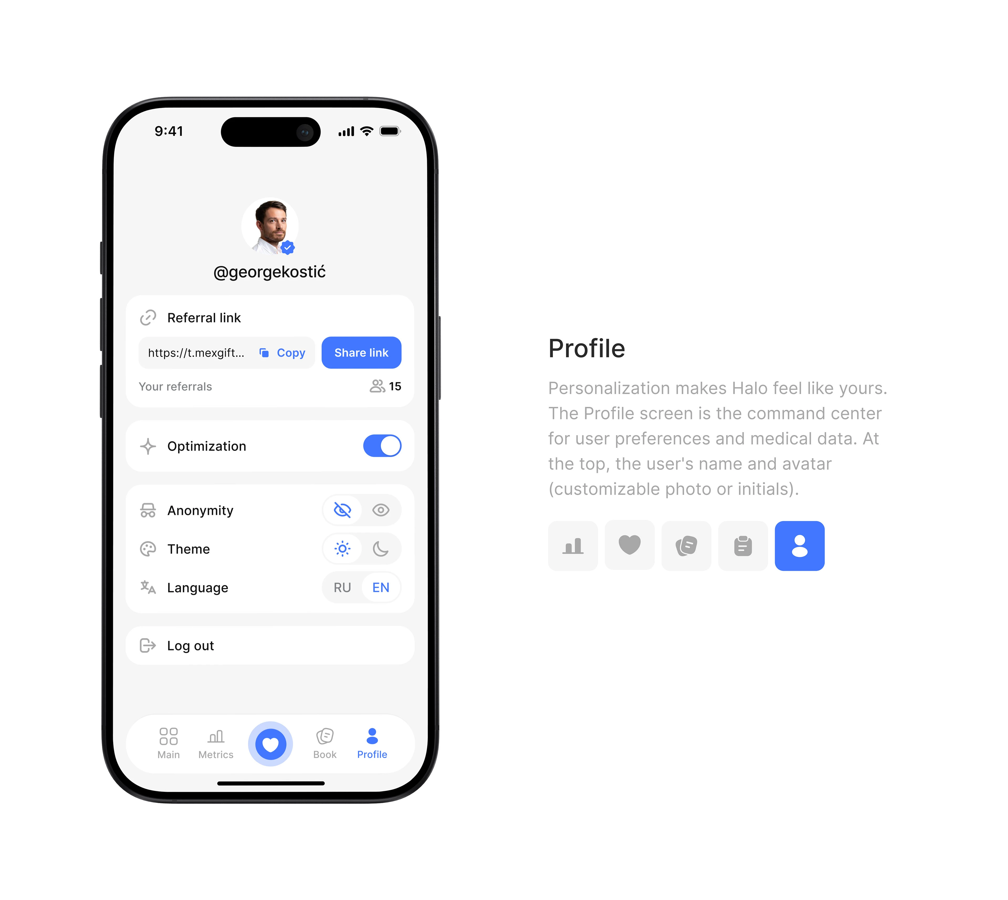 Halo| Medical App | Mobile App | UI UX — Изображение №20 — Интерфейсы на Dprofile