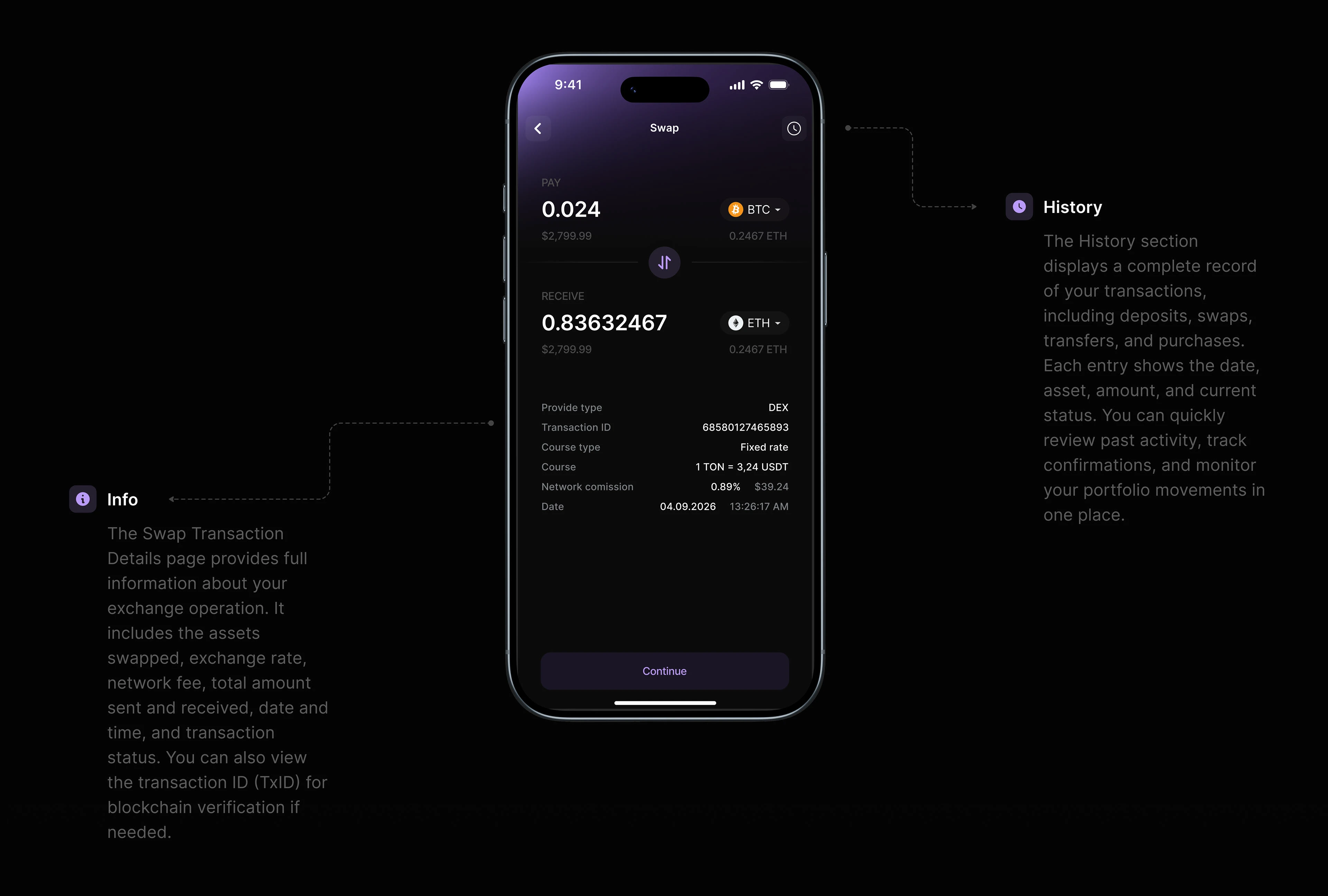 Nexiter | Crypto, Blockchain | Mobile App | UI UX — Изображение №12 — Интерфейсы на Dprofile