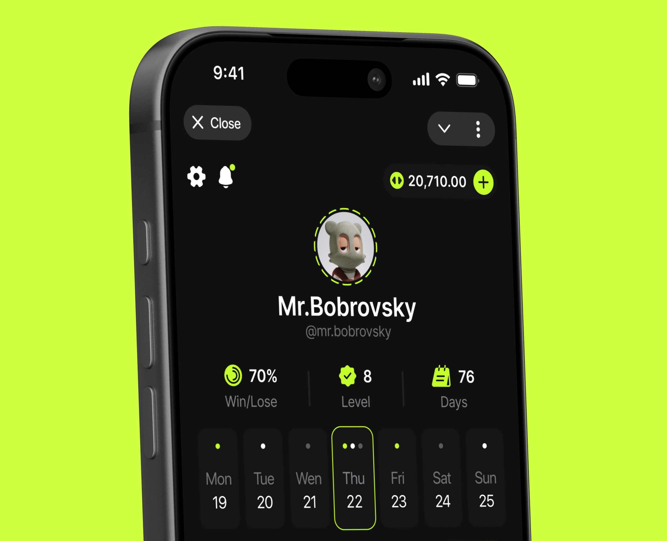NBK | Football Game | Mobile App | UI UX на Dprofile