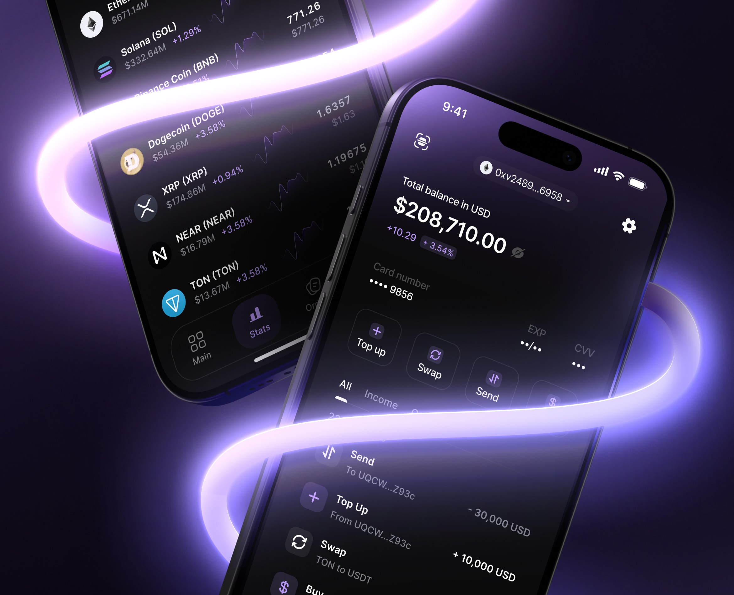 Nexiter | Crypto, Blockchain | Mobile App | UI UX — Интерфейсы на Dprofile