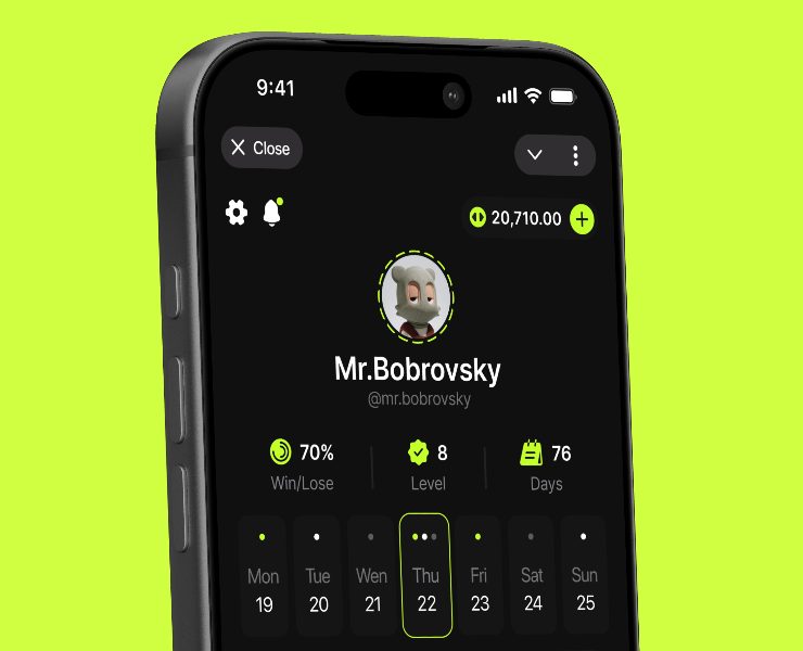 NBK | Football Game | Mobile App | UI UX — Интерфейсы на Dprofile