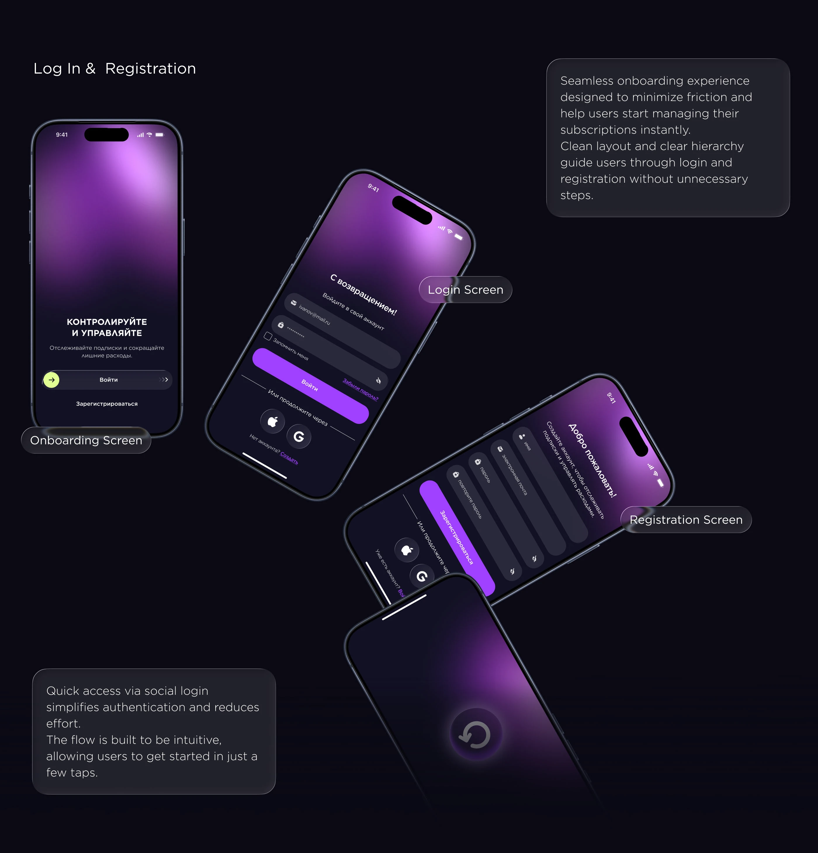 MySubs — приложение для управления подписками — Изображение №9 — Интерфейсы на Dprofile