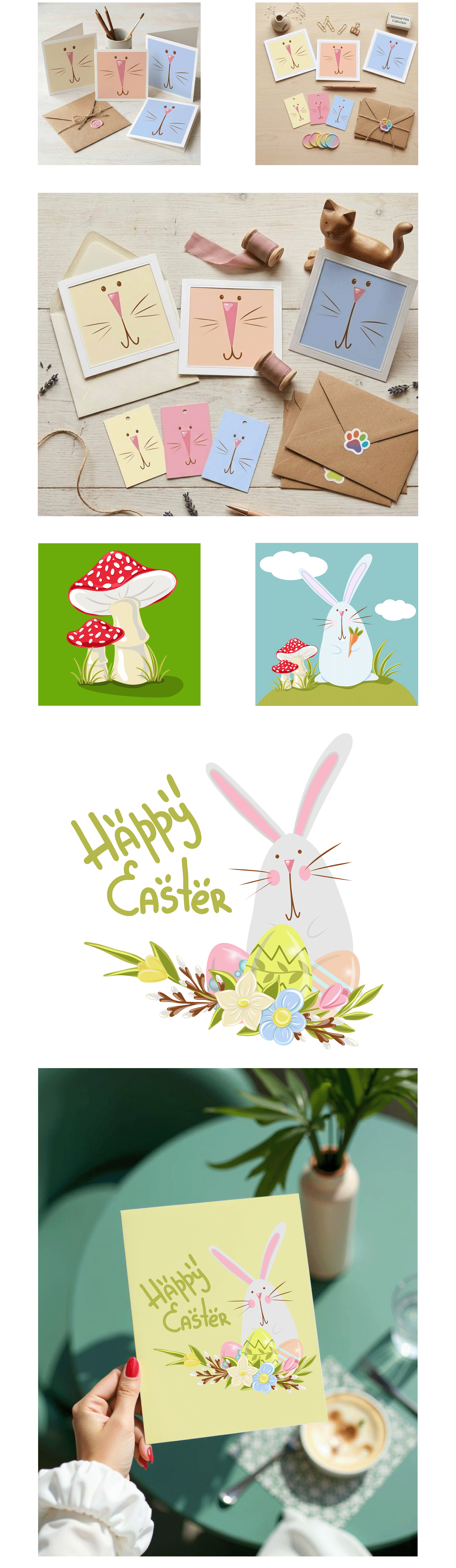 Spring & Easter: Весенняя коллекция векторных иллюстраций — Изображение №2 — Иллюстрация, Промдизайн на Dprofile