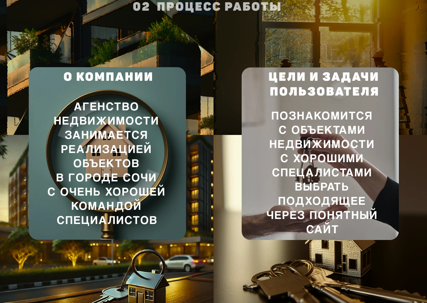 Landing page | Для Агенства Недвижимости — Изображение №3 — Интерфейсы, Графика на Dprofile