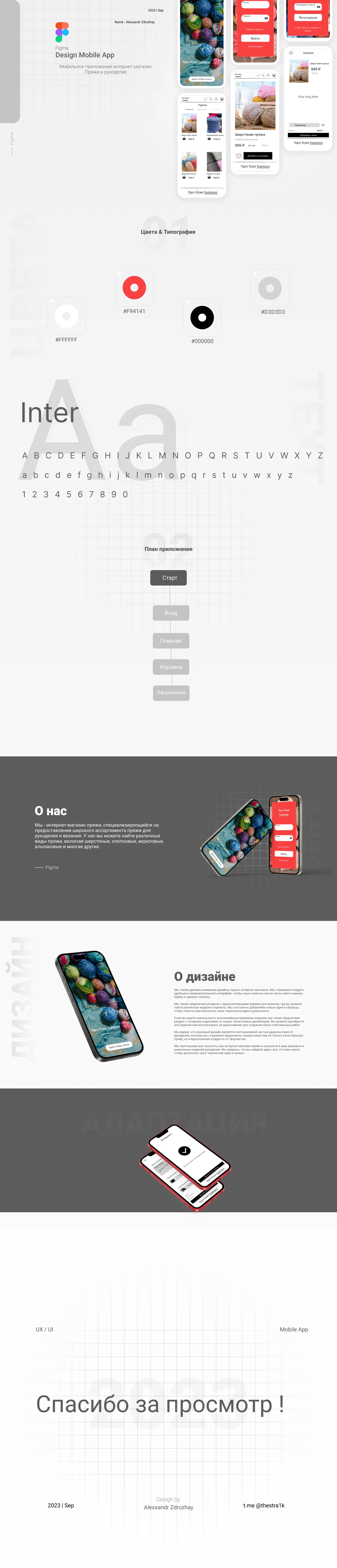 Мобильное приложение интернет магазин Пряжа и рукоделие — Изображение №1 — Интерфейсы на Dprofile