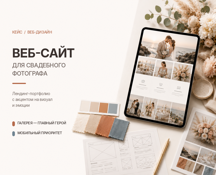 Landing page | Для свадебного фотографа — Интерфейсы на Dprofile