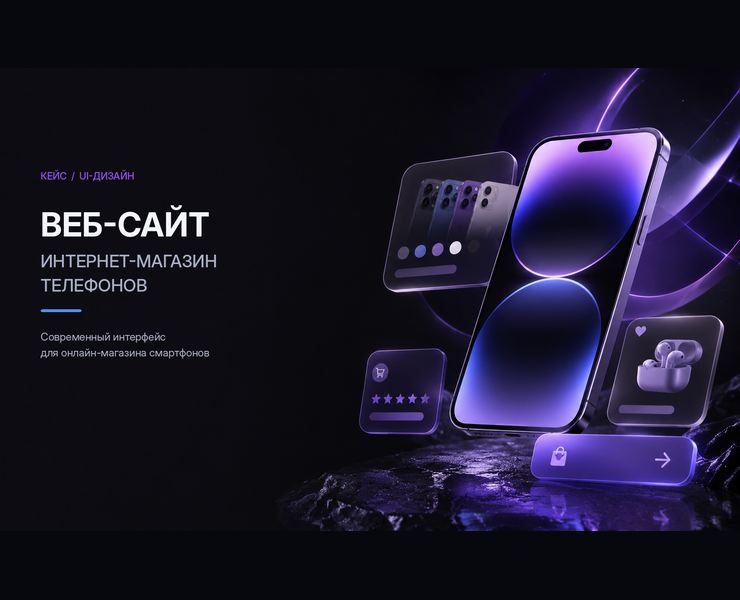 Landing Page | Интернет магазин телефонов — Интерфейсы на Dprofile
