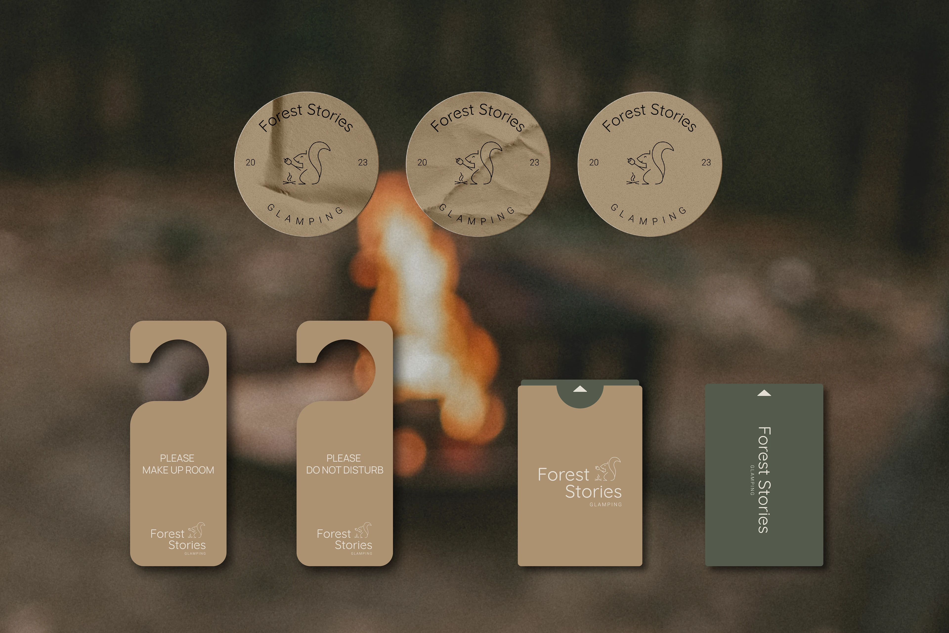 Глэмпинг Forest Stories | Фирменный стиль | Логотип — Изображение №9 — Брендинг на Dprofile