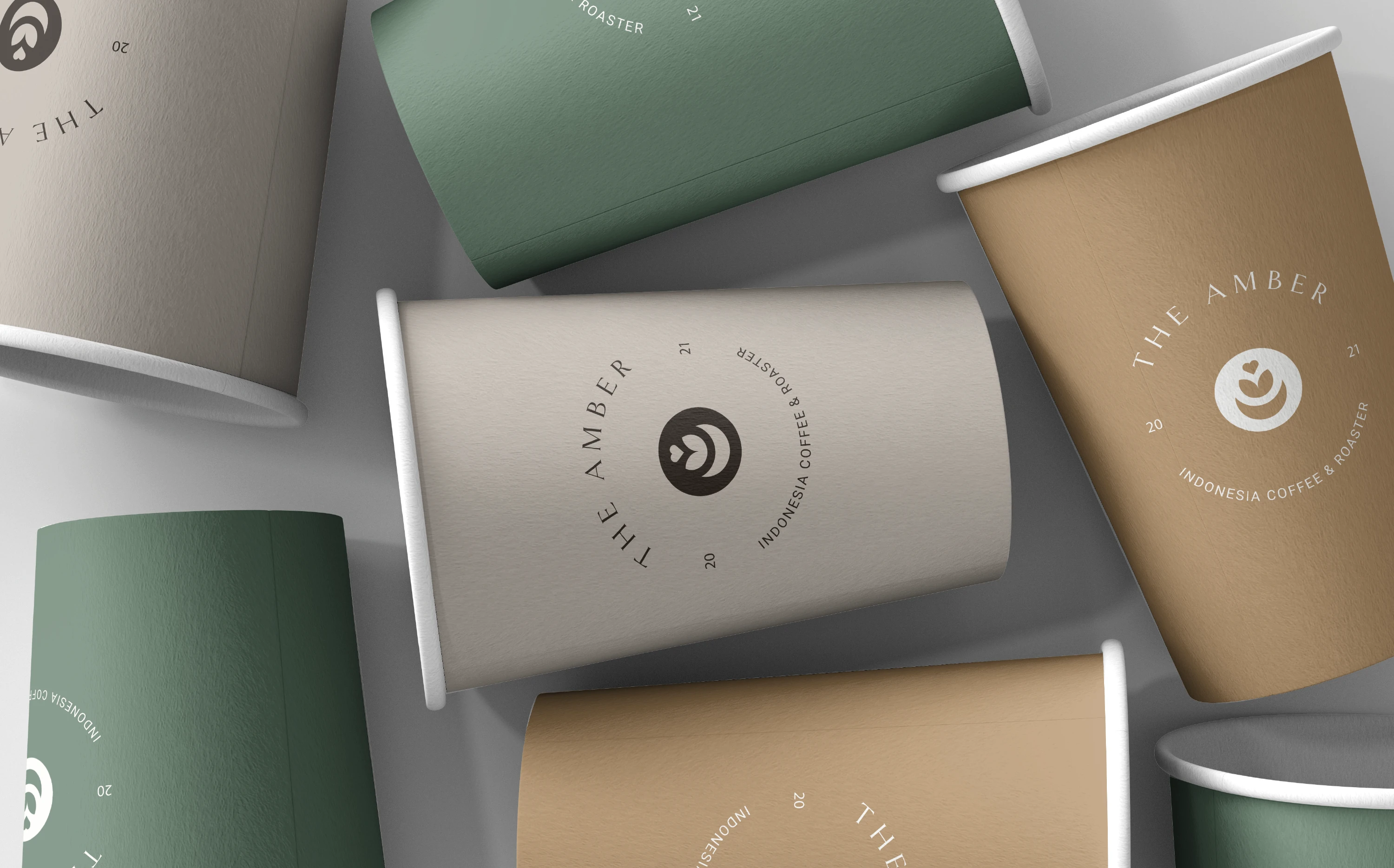 Кофейня THE AMBER| Фирменный стиль | Логотип — Изображение №13 — Брендинг, Графика на Dprofile