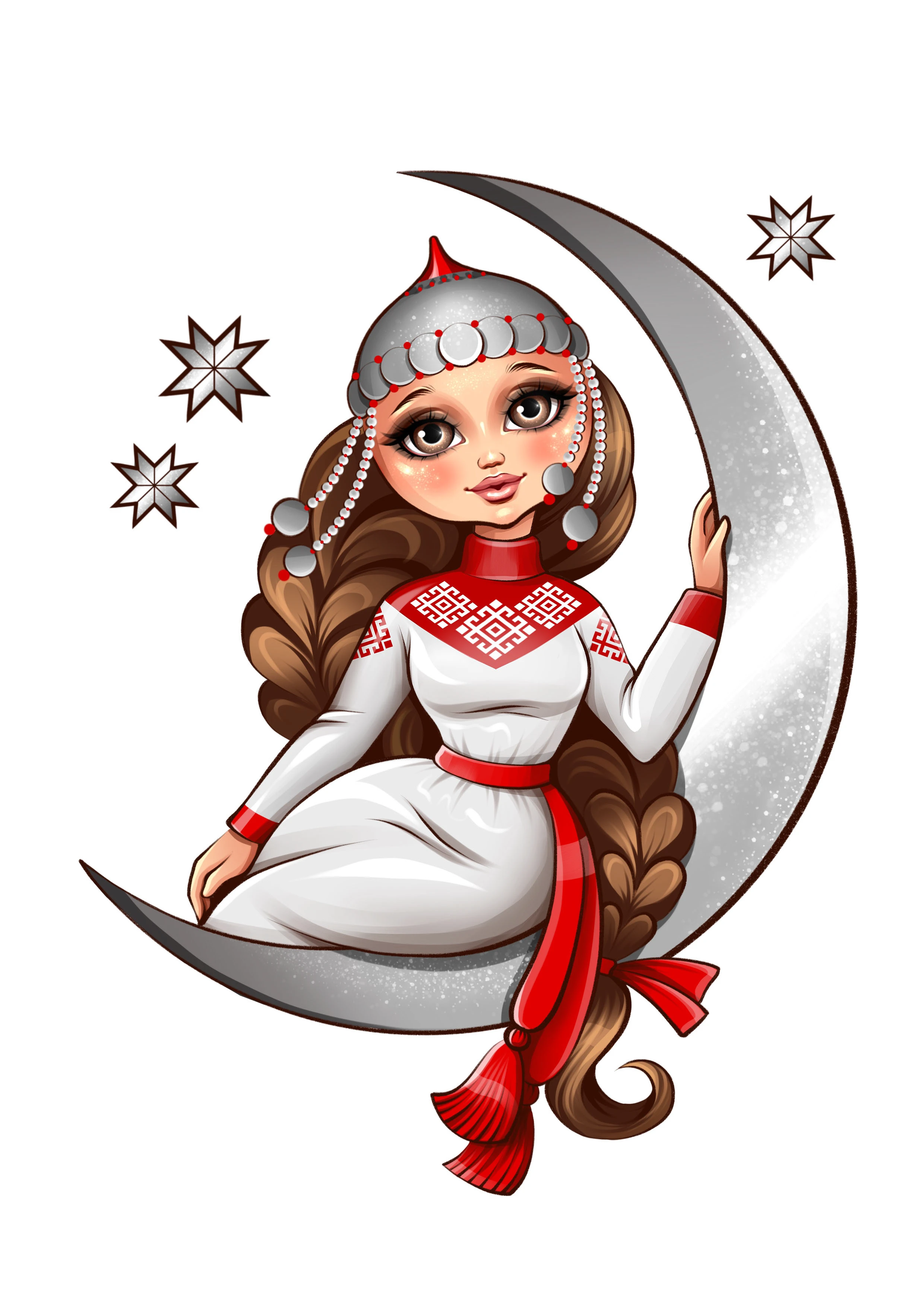 Бренд-персонаж Хитрешка для этно-бренда «Хитре» — Изображение №2 — Брендинг, Иллюстрация на Dprofile