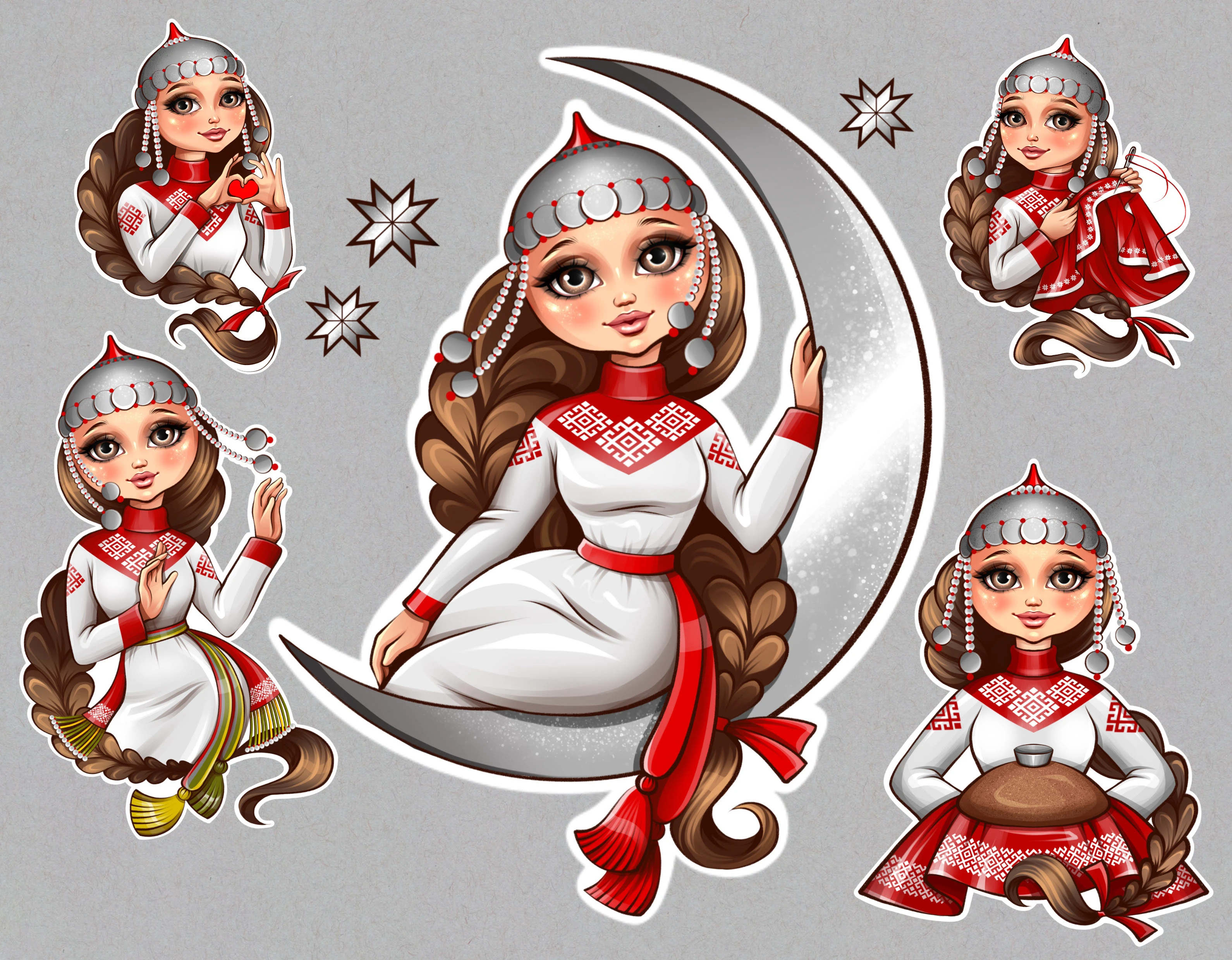 Бренд-персонаж Хитрешка для этно-бренда «Хитре» — Изображение №1 — Брендинг, Иллюстрация на Dprofile