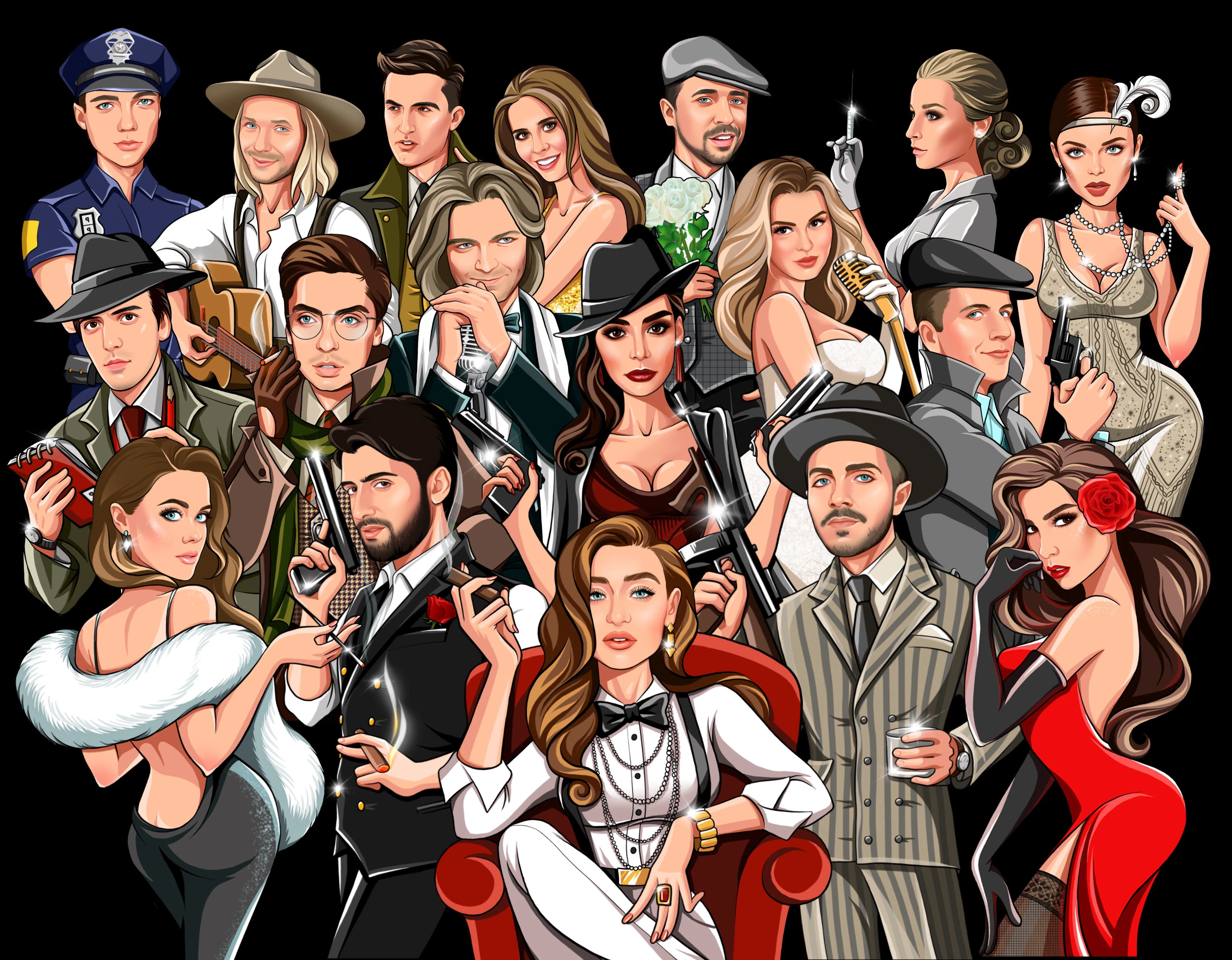 Игральные карты «Мафия» — Изображение №1 — Брендинг, Иллюстрация на Dprofile