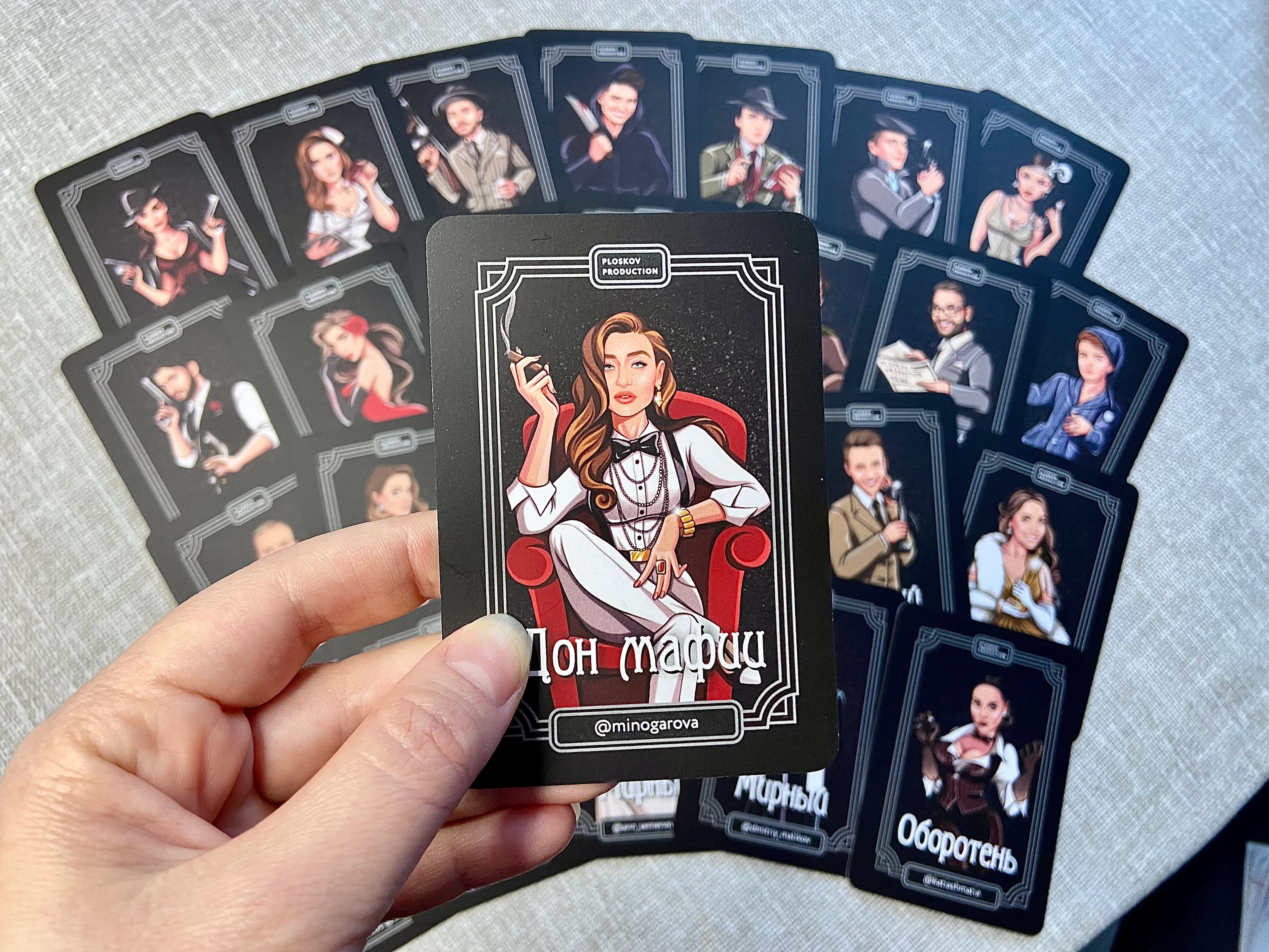 Игральные карты «Мафия» — Изображение №2 — Брендинг, Иллюстрация на Dprofile