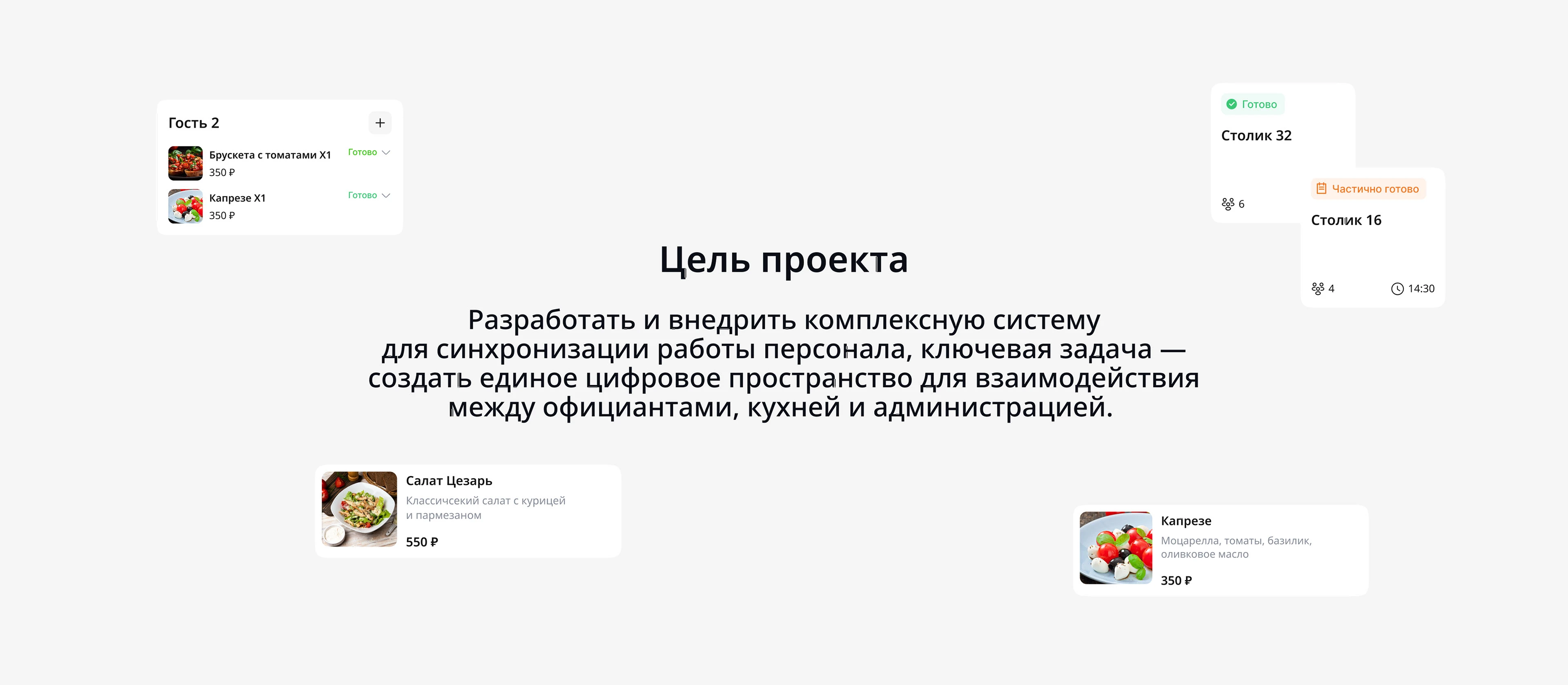 Мобильное приложение для официантов — Изображение №2 — Интерфейсы на Dprofile
