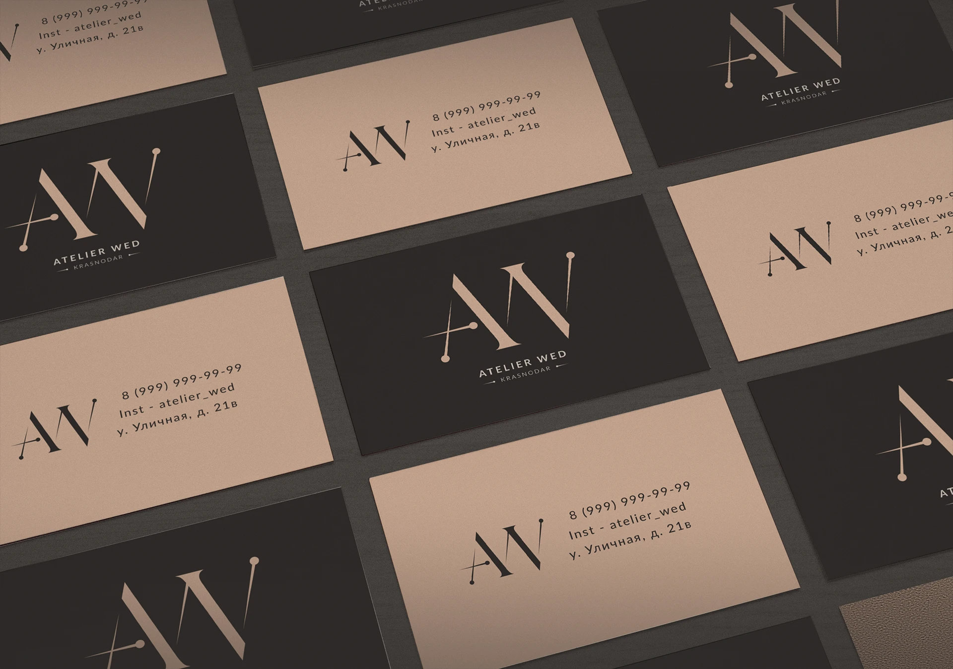ATELIER WED - Брендинг — Изображение №5 — Брендинг на Dprofile