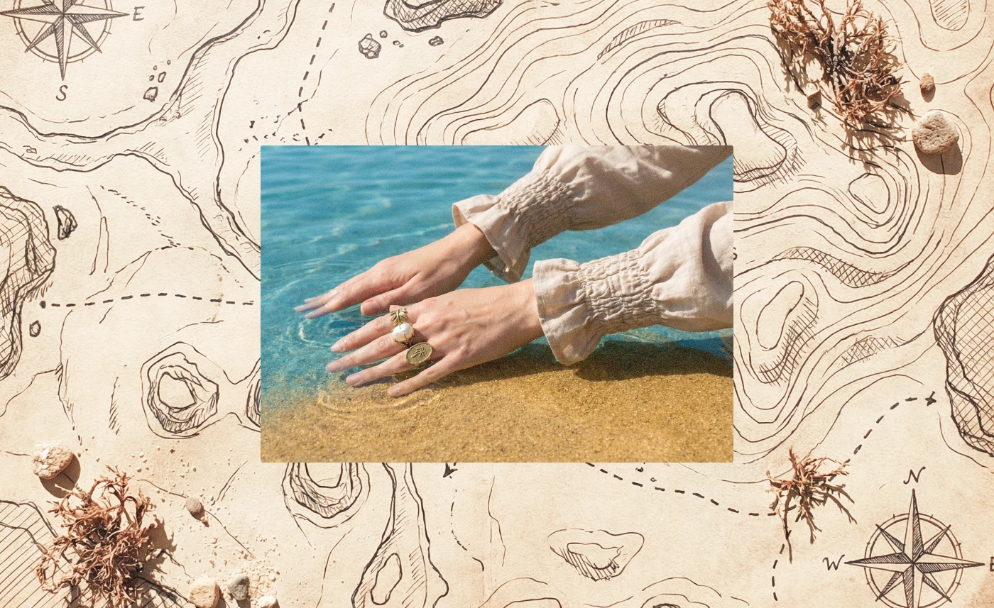 ai + design for jewelry brand | desert pearl — Изображение №11 — Брендинг, Графика на Dprofile